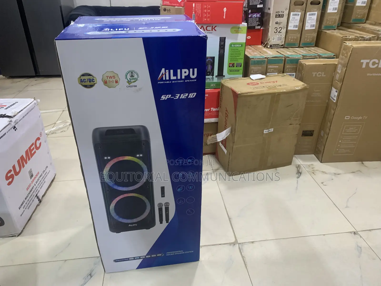 AILIPU SP-31210 Portable 90000W Speaker for Music Streaming
