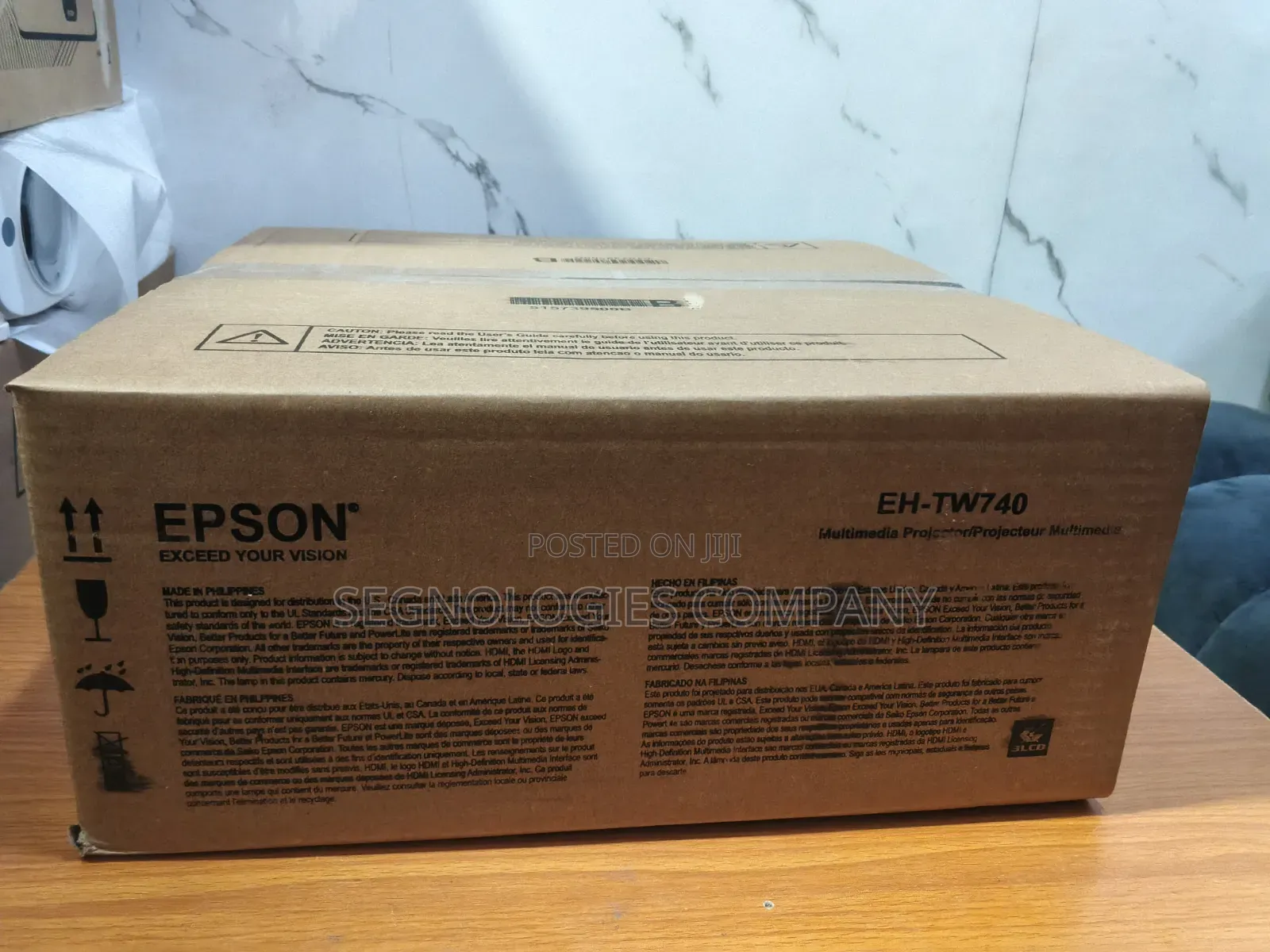 Epson EH_TW740 3300 Lumens Full HD Wireless Projector