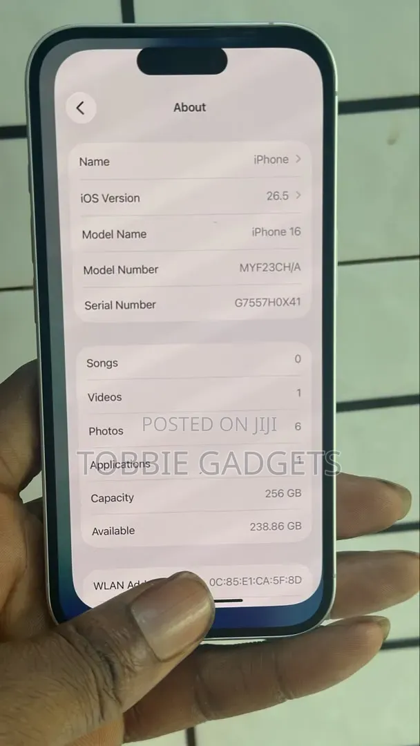 Apple iPhone 16 256 GB White