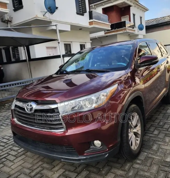 Toyota Highlander 2015 Maroon
