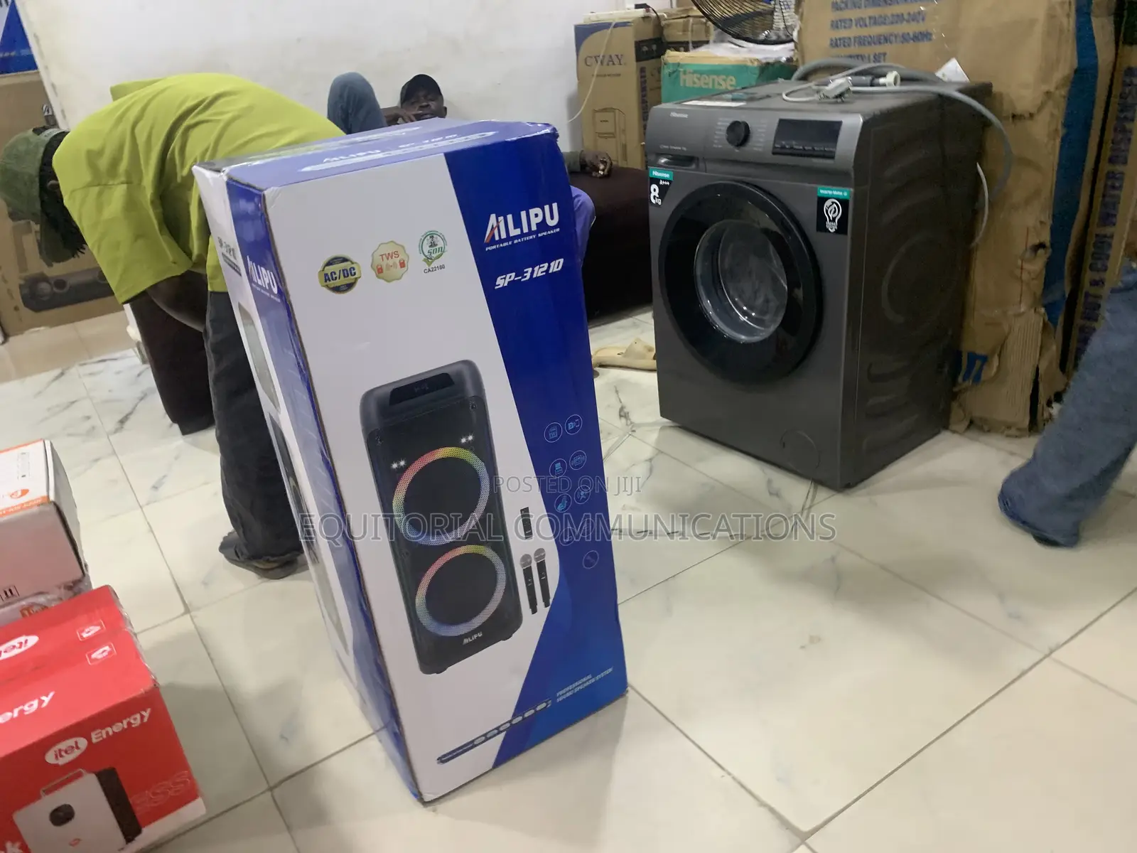 AILIPU SP-31210 Crystal Sound Portable 90000W Speaker