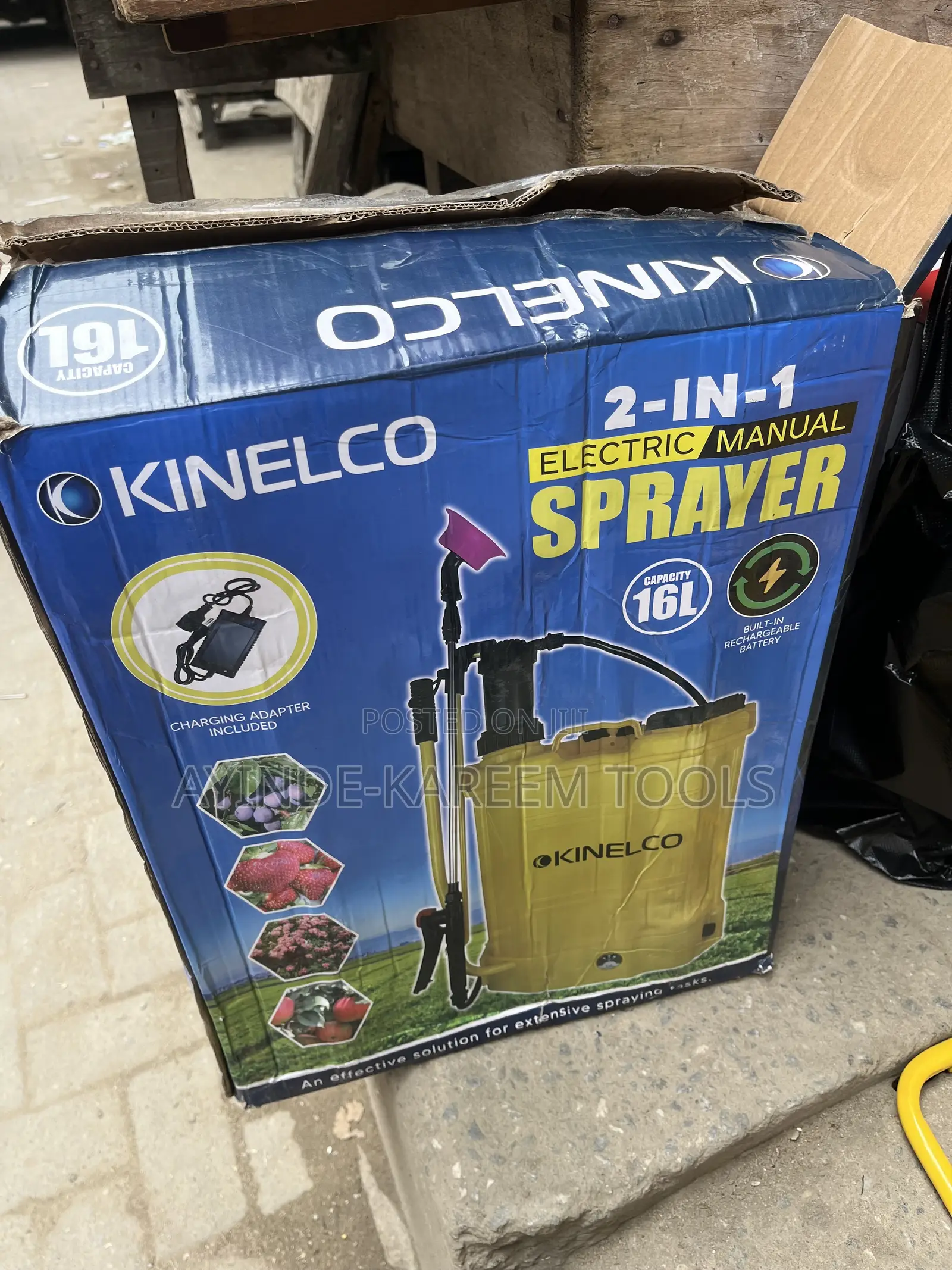 2 in 1 Elevtric Manual Operated Sprayer(16L)