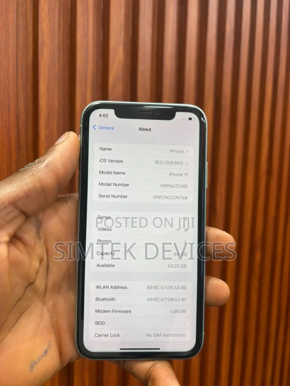 Apple iPhone 11 64 GB Blue