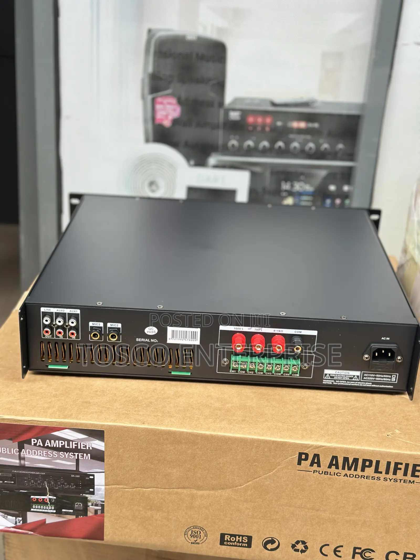4zone Dart Table Top Ohms and Voltage Line Amplifier