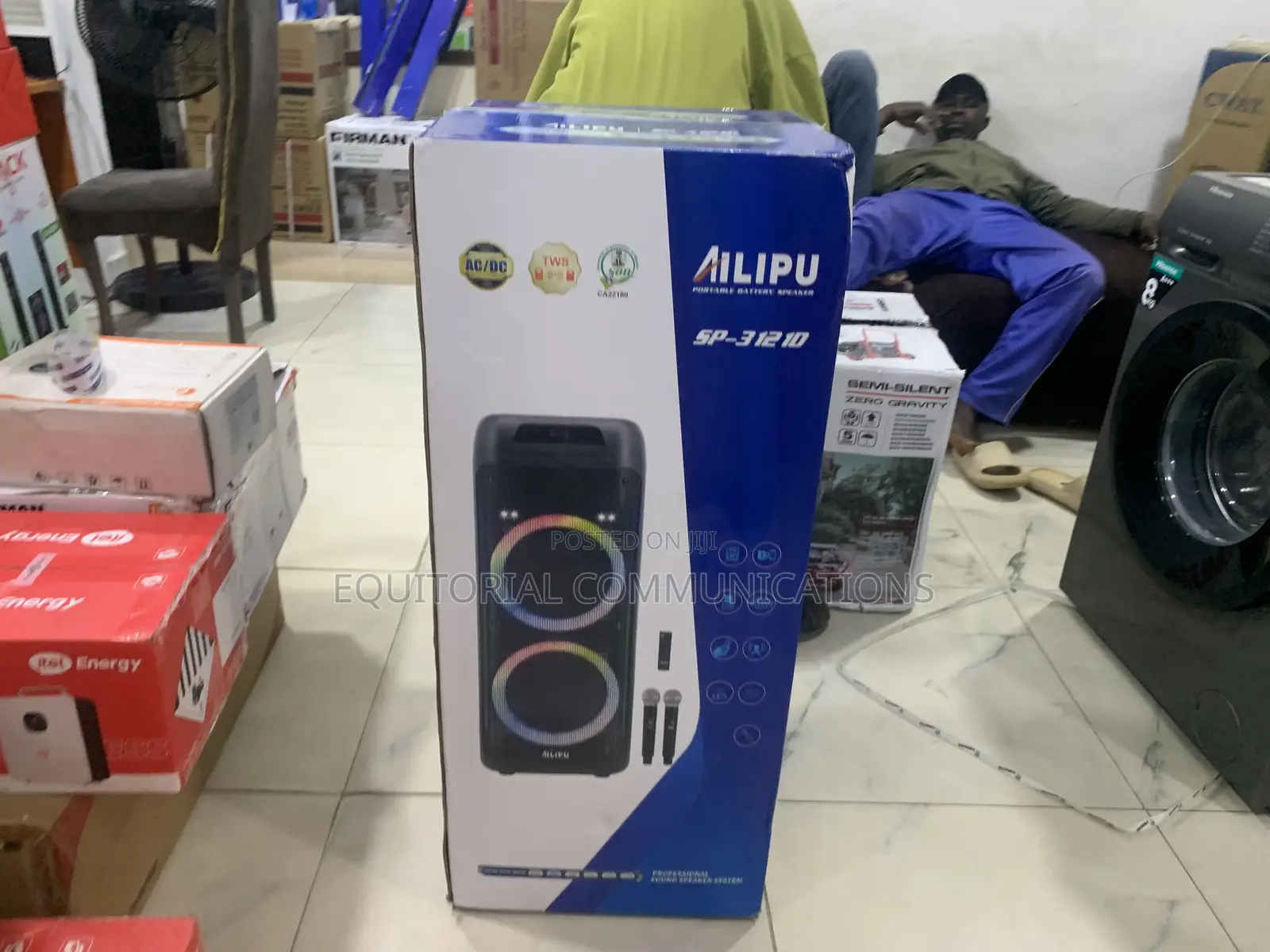 AILIPU SP-31210 Bluetooth 90000W Speaker With Premium Stereo Audio