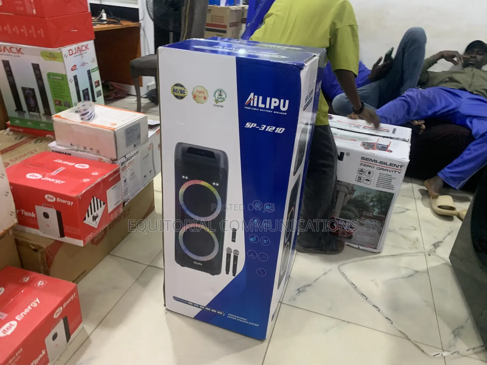 AILIPU SP-31210 Music Speaker 90000W With Enhanced Bass
