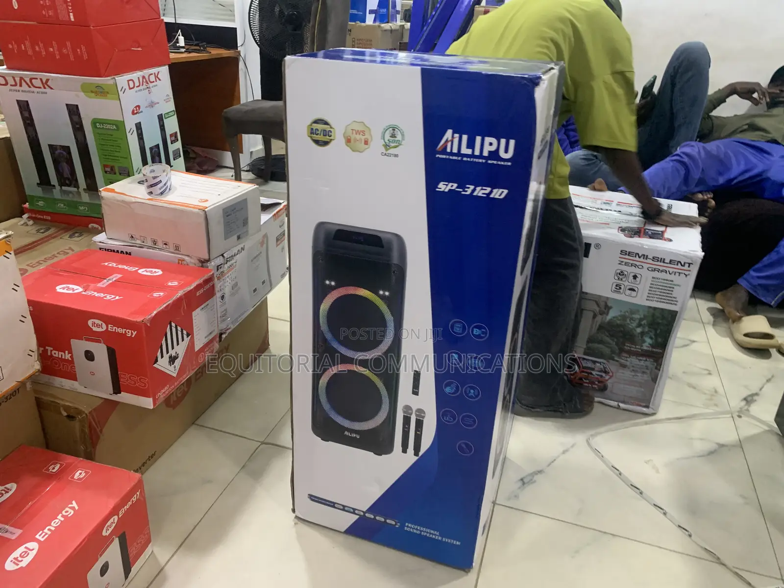 AILIPU SP-31210 Bluetooth 90000W Speaker With High Volume Output