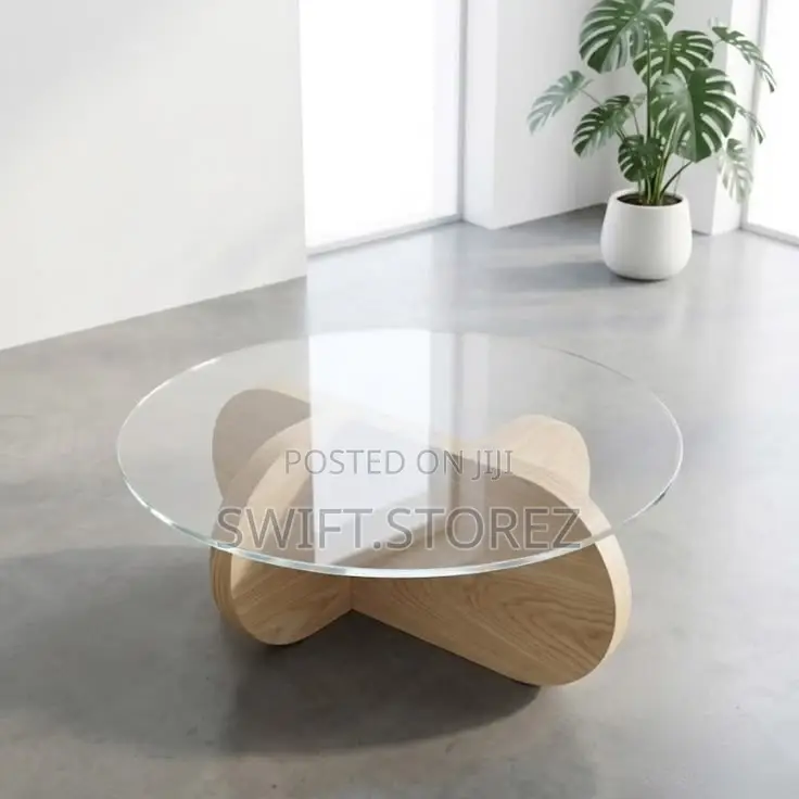 Glass Pattern Centre Table