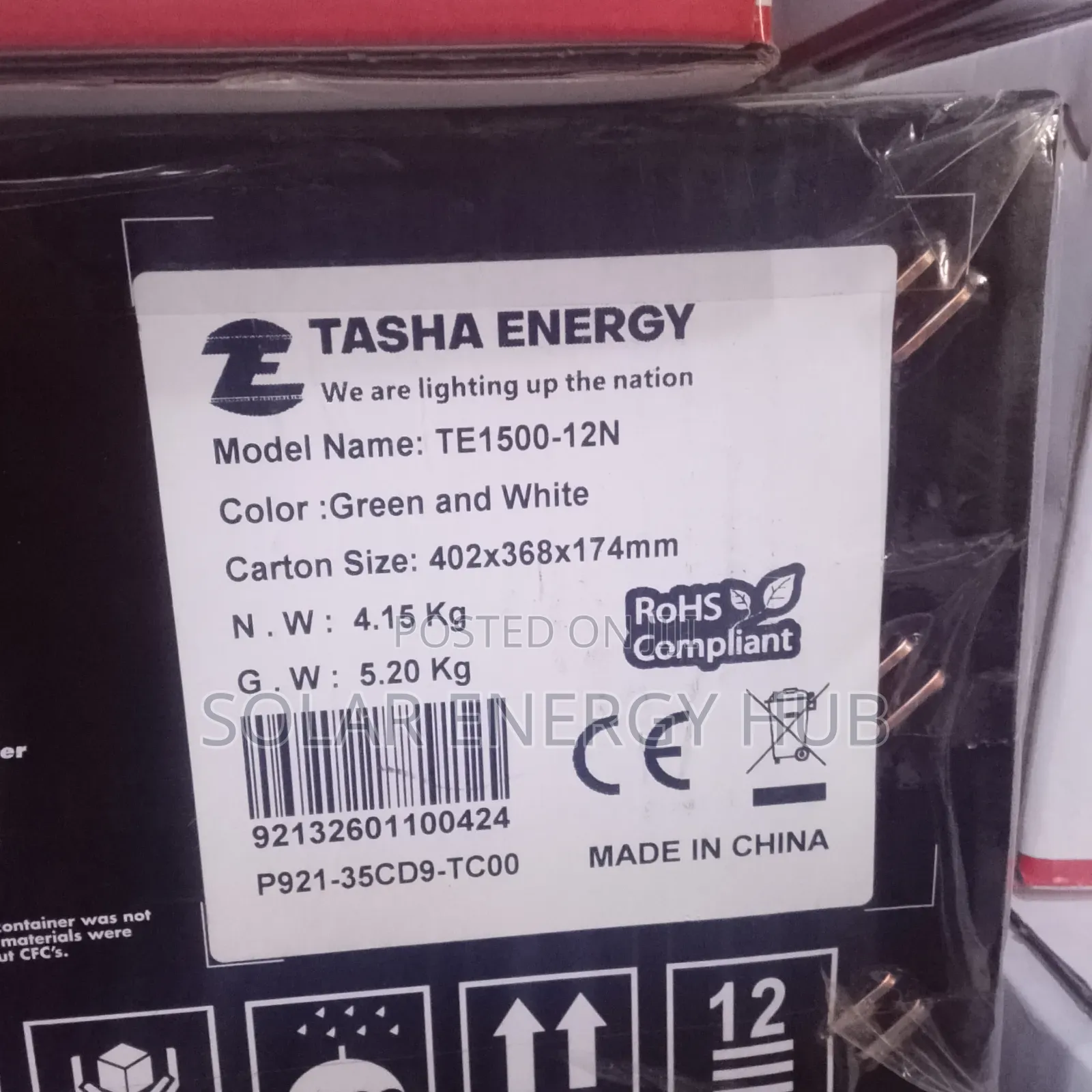1.5kva/12v Tasha Hybrid Inverter