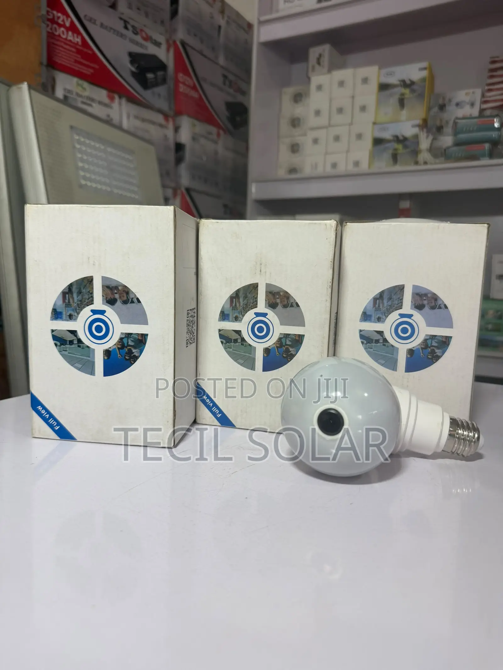Generic Panoramic Indoor Bulb CCTV Camera