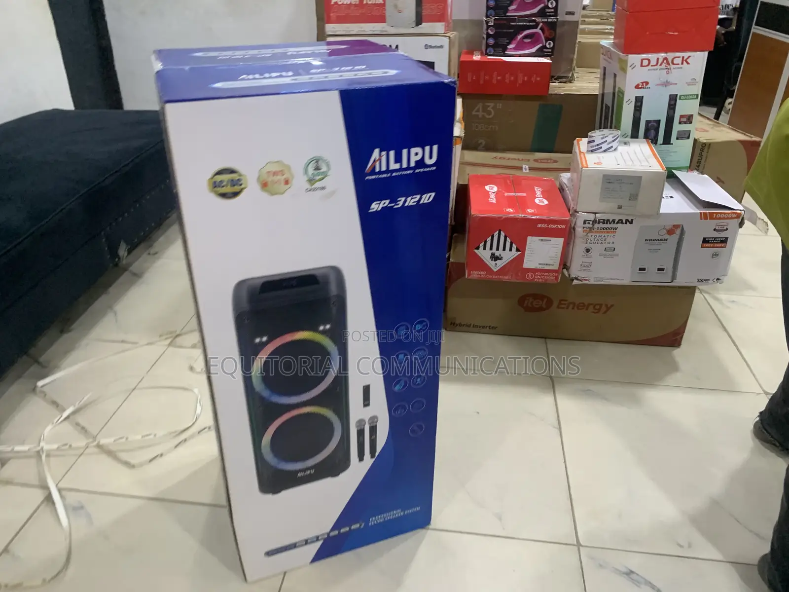 AILIPU SP-31210 90000W Bluetooth Speaker With Full-Range Sound