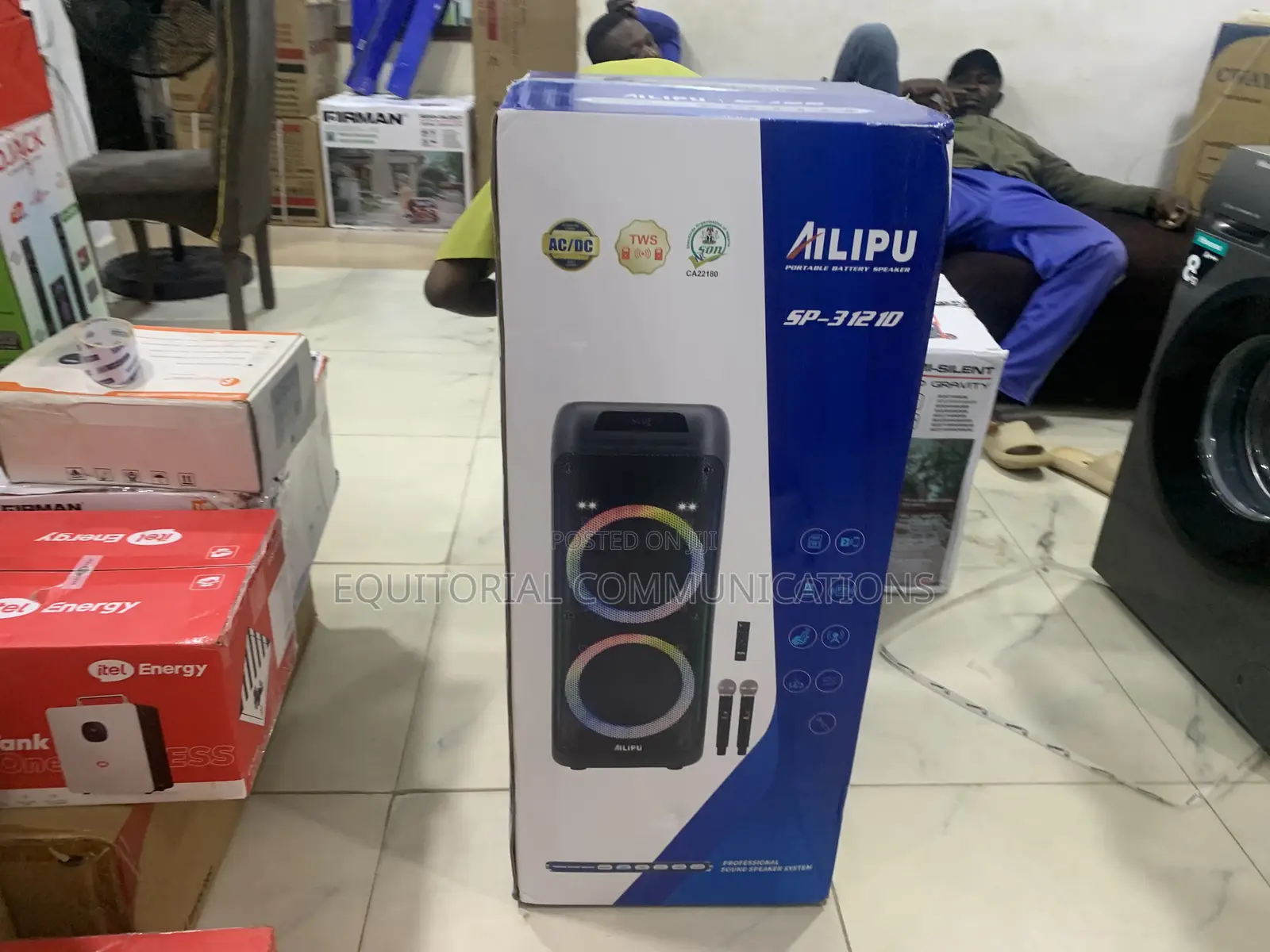 AILIPU SP-31210 90000W Bluetooth Speaker With Full-Range Sound