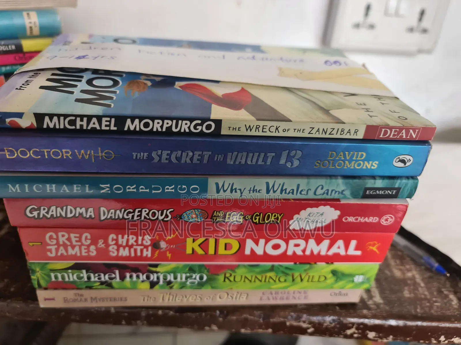 Children Fiction and Adventures for 8 -13years Code 001