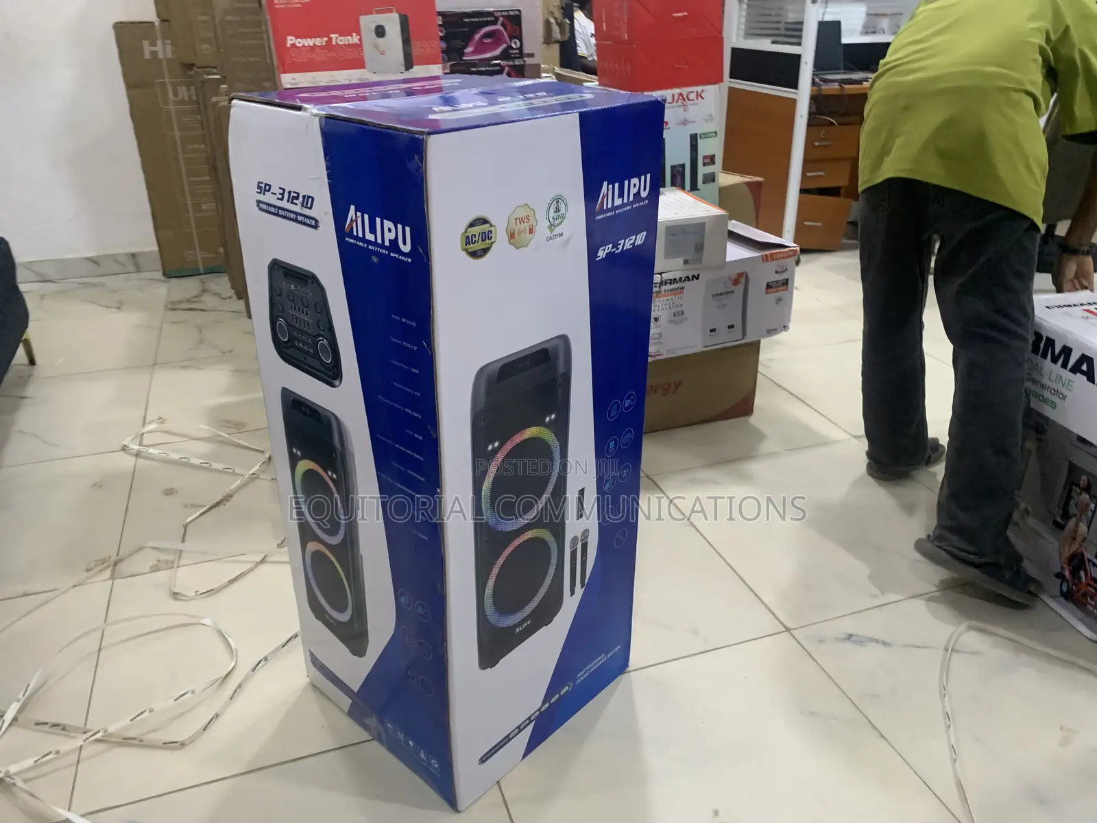 AILIPU 90000W Bluetooth Speaker With Enhanced Bass Response