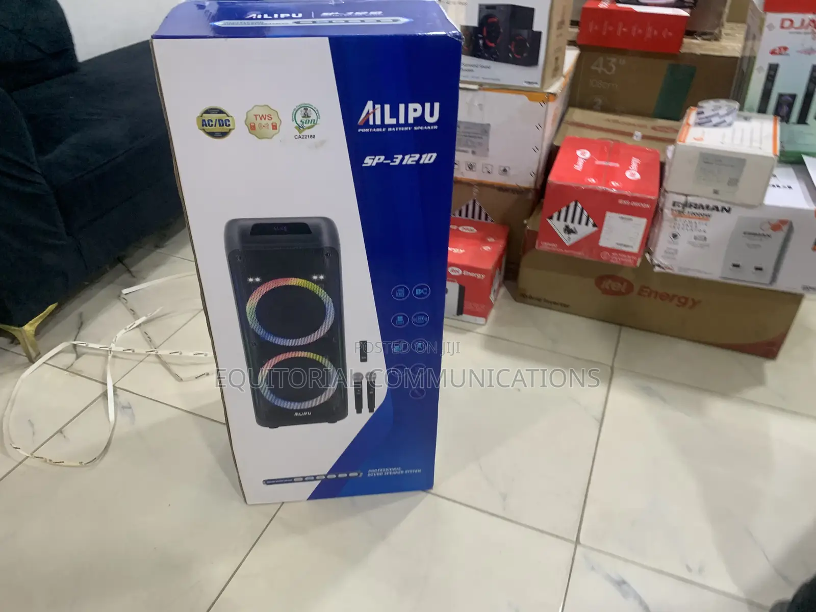 AILIPU SP-31210 Portable 90000W Bluetooth Speaker for Daily Use