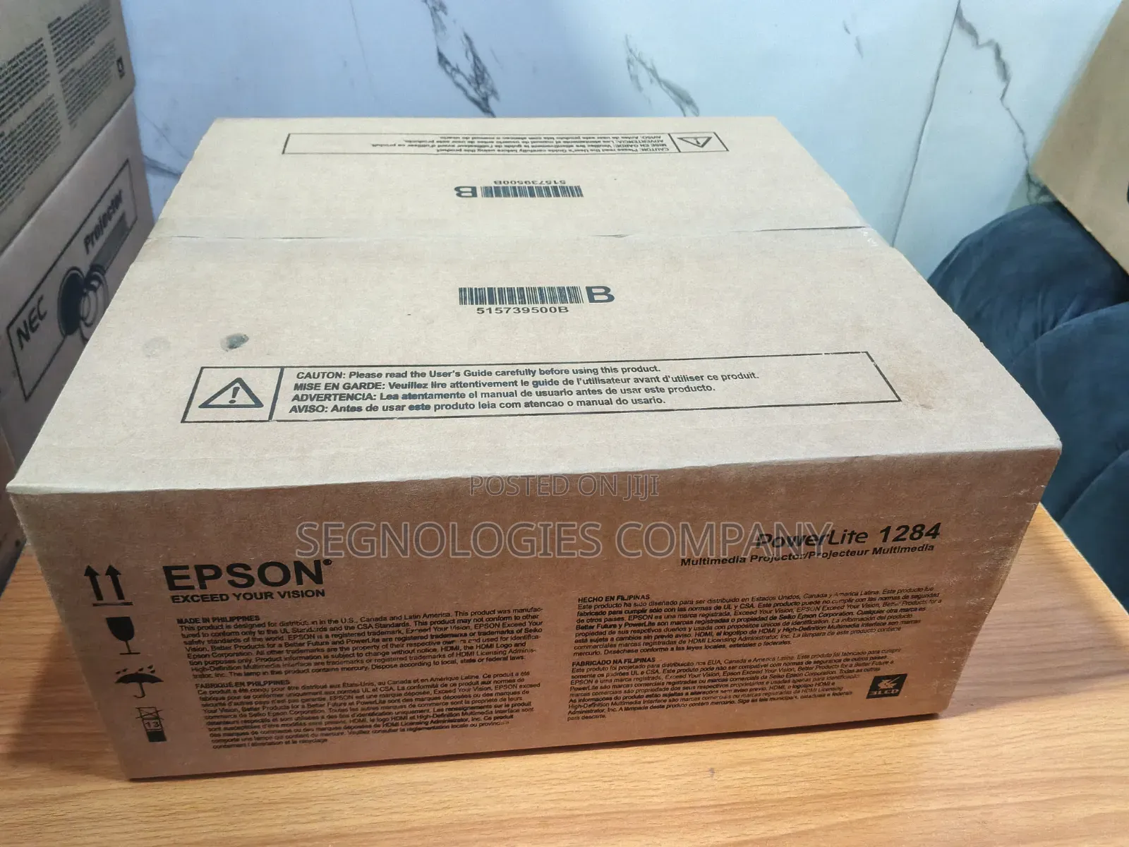 Epson Powerlite 1284 3200 Lumens Wireless WUXGA Full HD Projector