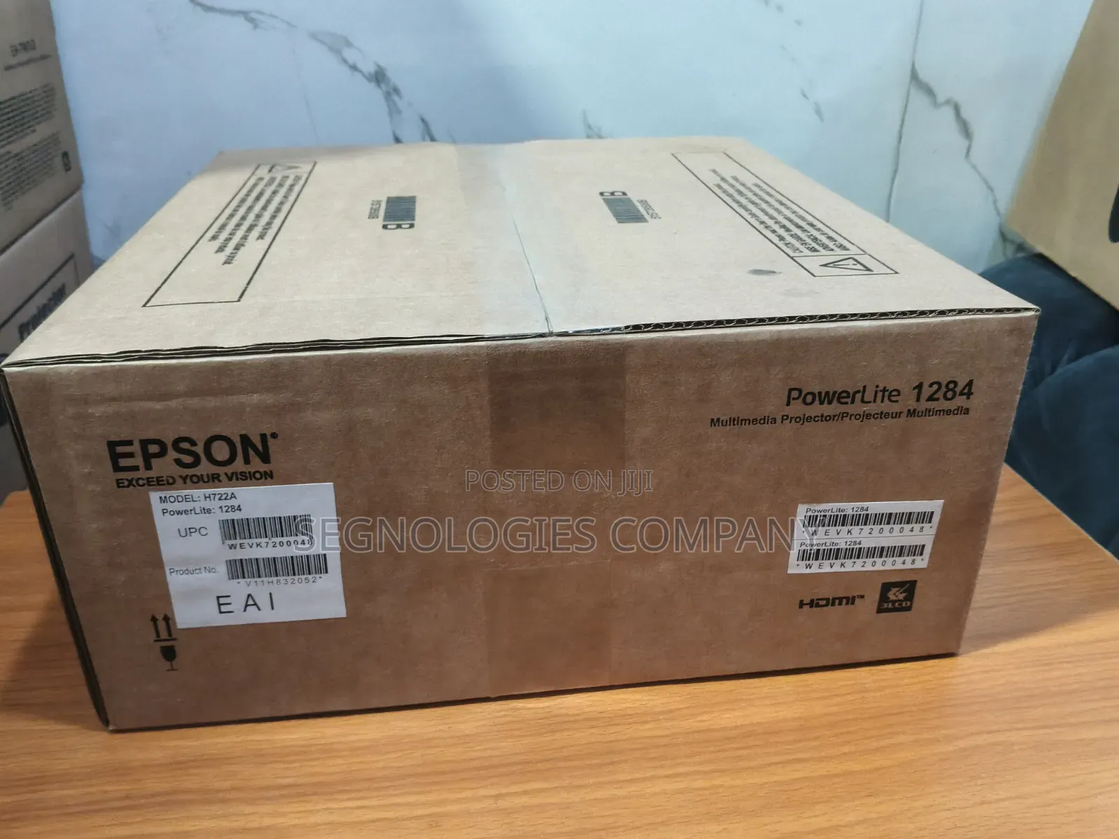 Epson Powerlite 1284 3200 Lumens Wireless WUXGA Full HD Projector