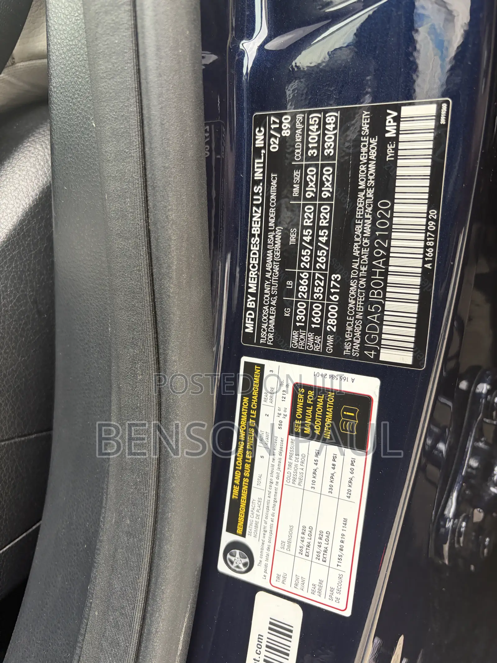 Mercedes-Benz GLE-Class GLE 350d 4MATIC 2017 Blue