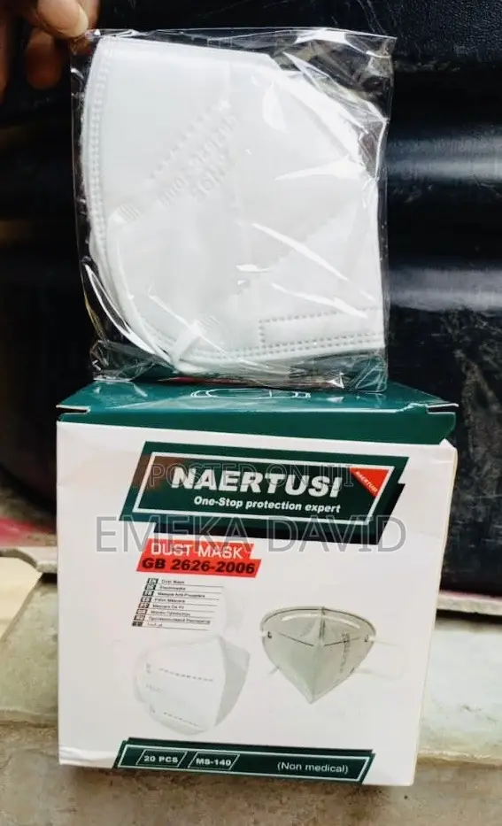 Naertusi KN95 Disposable Dust Masks Designed for Non-Medical Use.