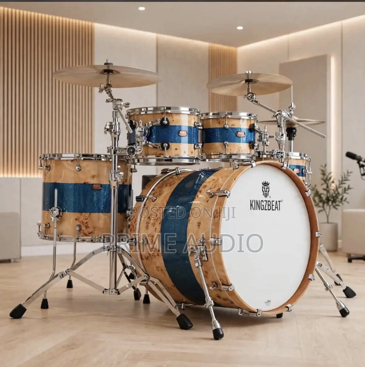 Kingzbeat 5pcs Drum Set