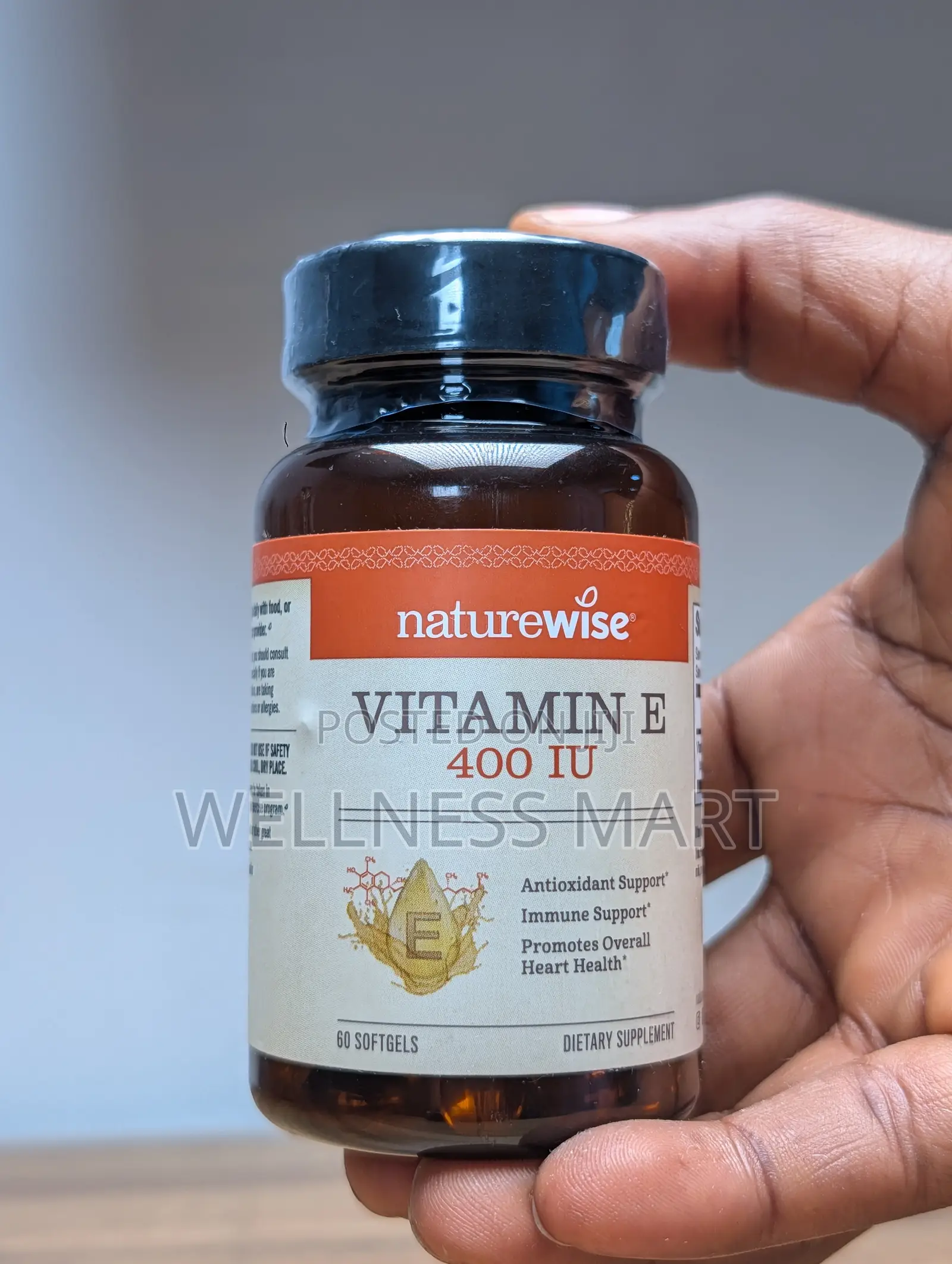 NatureWise Vitamin E 400IU 60 Softgels | Skin Heart | U.S.A