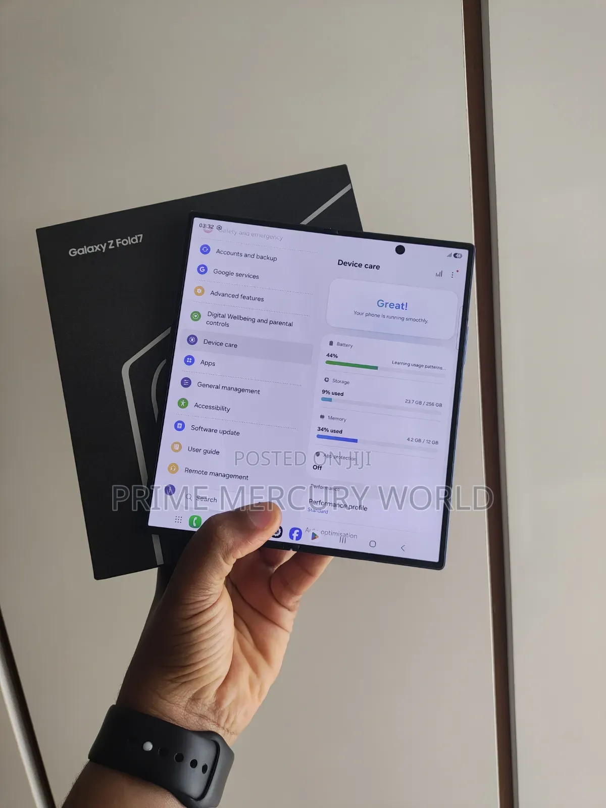 Samsung Galaxy Z Fold7 256 GB Blue