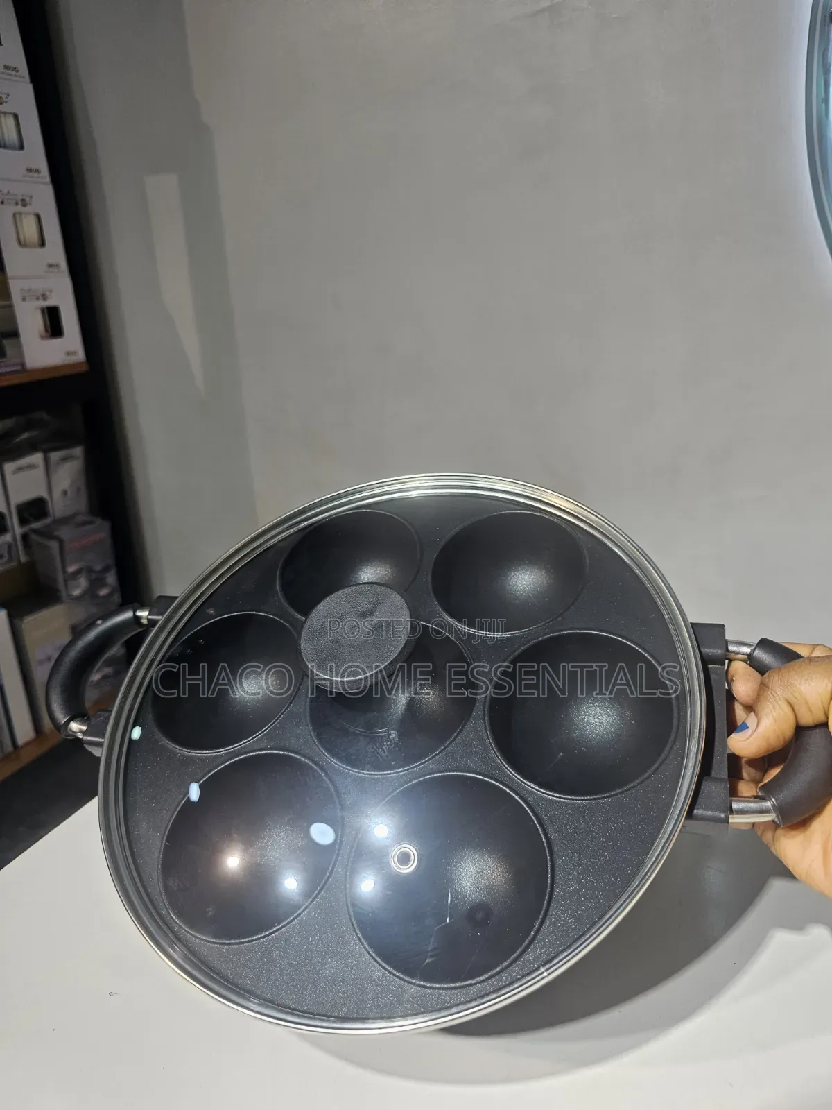 Hole Non-Stick Masa Cake Pan With Cover