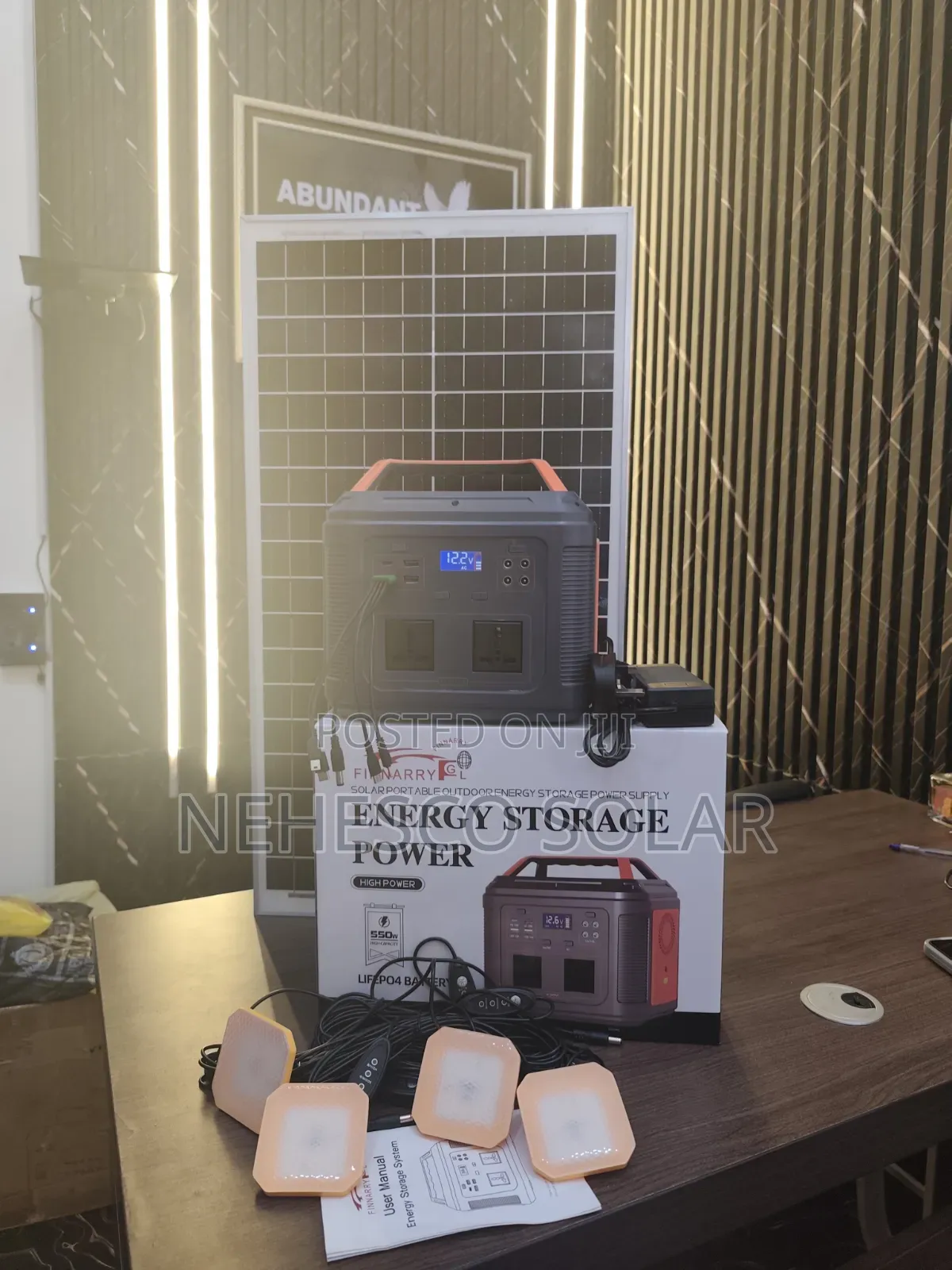 Smart Solar Power Solution – 350W Portable Generator