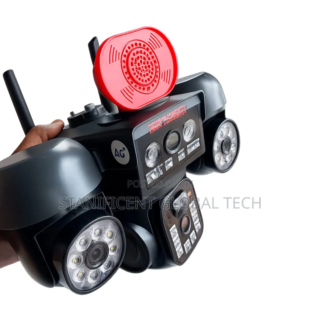 Nice Tech 12MP 4G AOV Triple Lens Double Panel Solar Camera (UBox Pro)