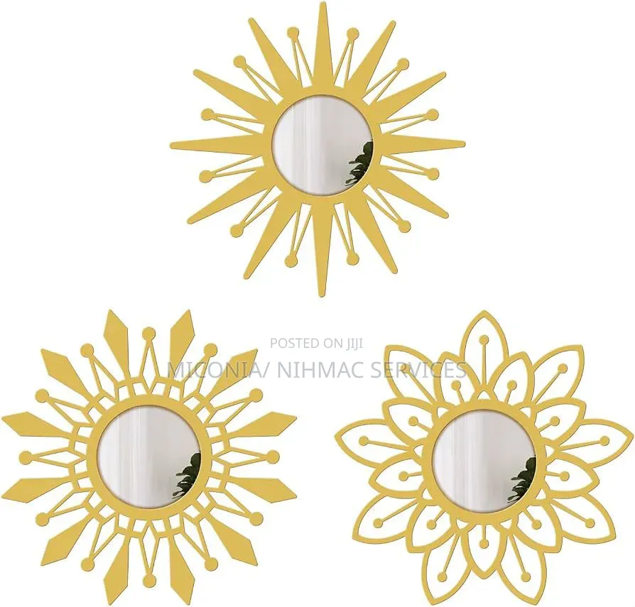 Gold Swirl Wall Mirrors