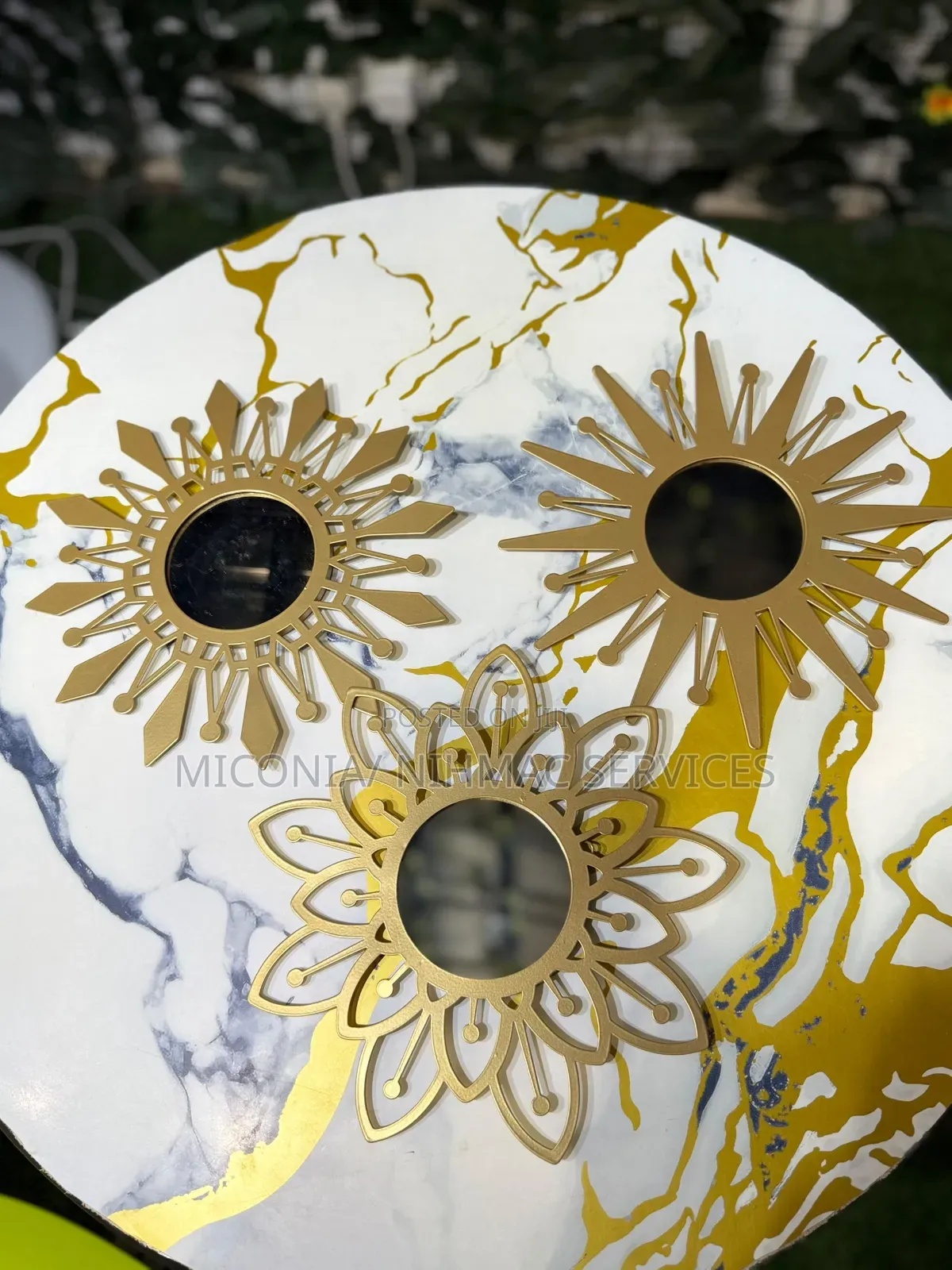 Gold Swirl Wall Mirrors