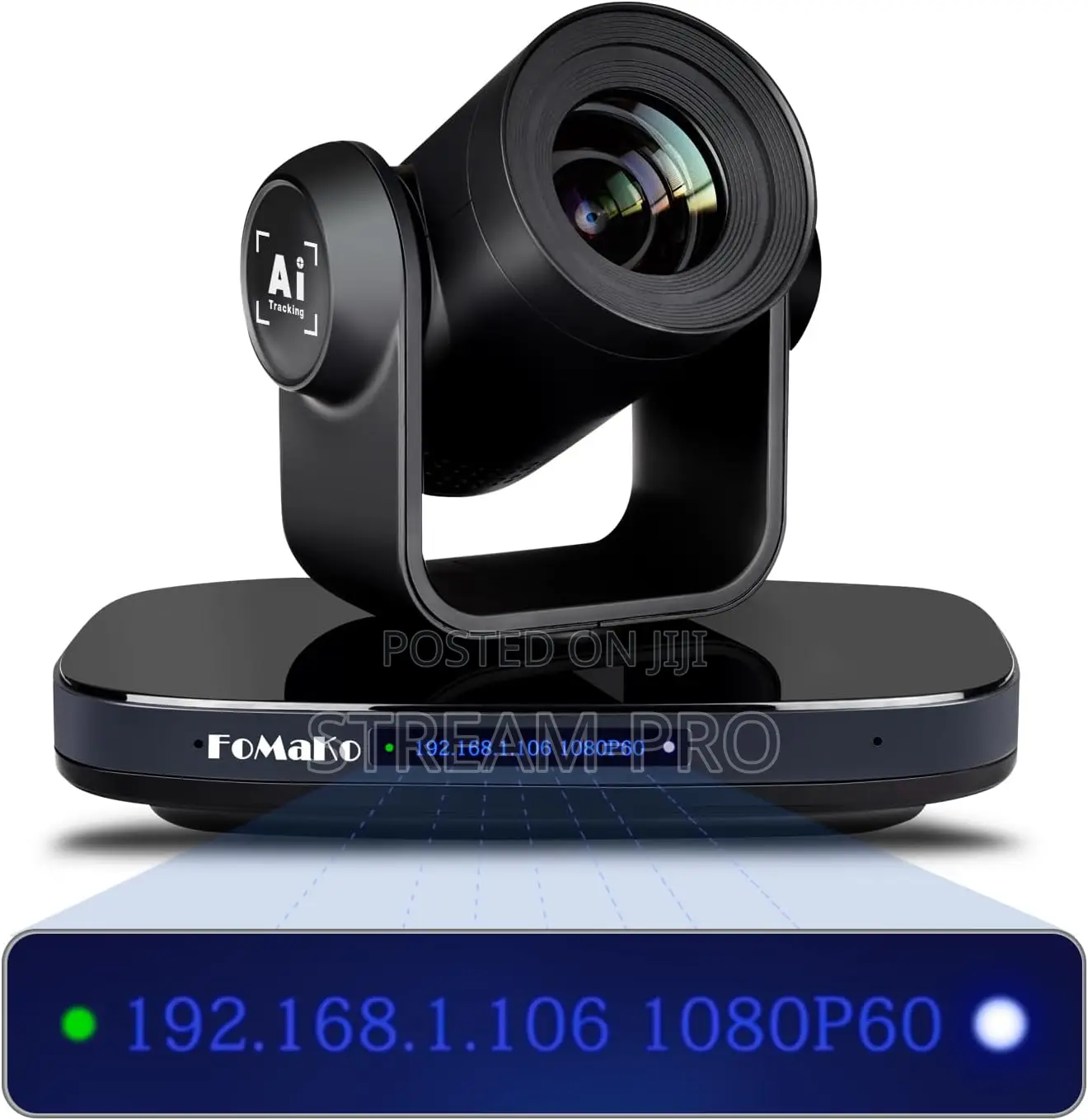 Fomako PTZ Camera Hdmi 1080p60 Ai Auto-Tracking PTZ Camera