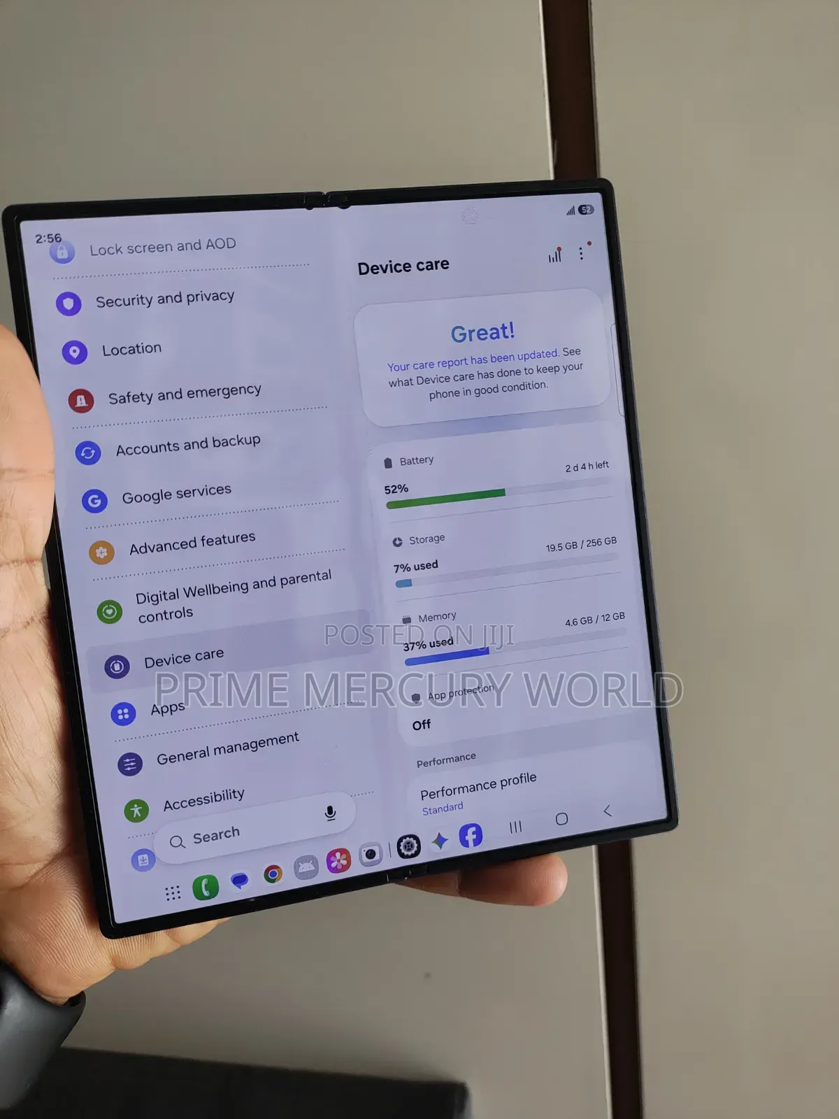 Samsung Galaxy Z Fold6 256 GB Blue