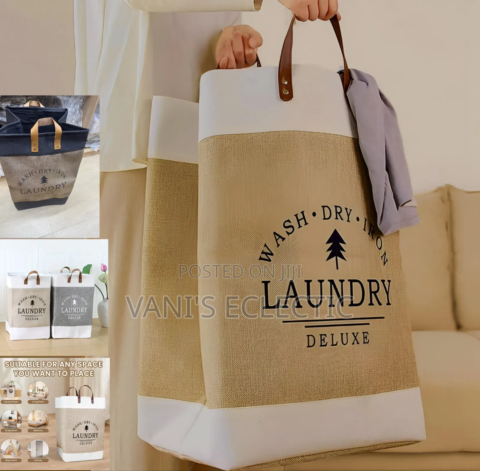 Deluxe Laundry Hamper (Laundry Bag)