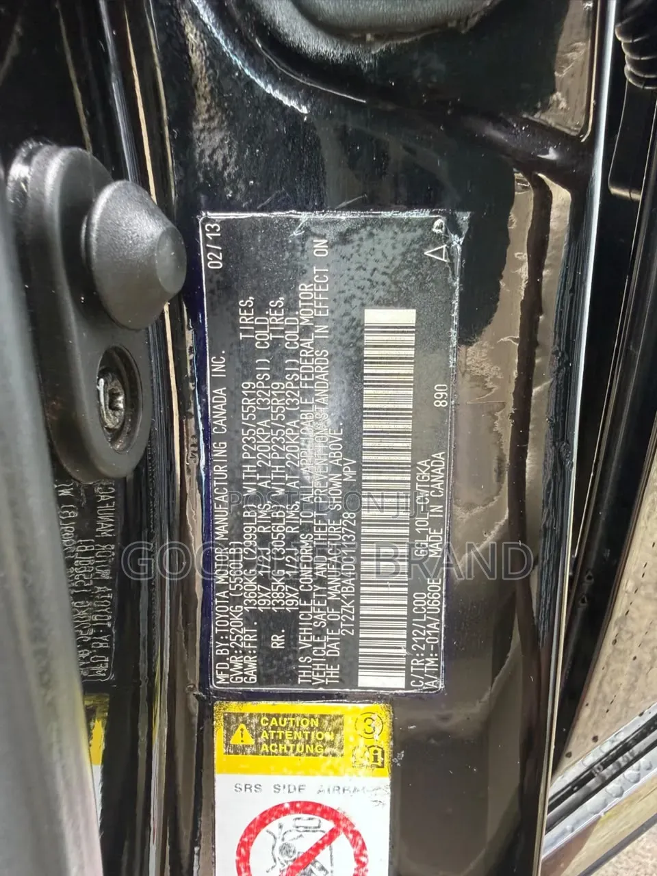Lexus RX 350 FWD 2013 Matt Black