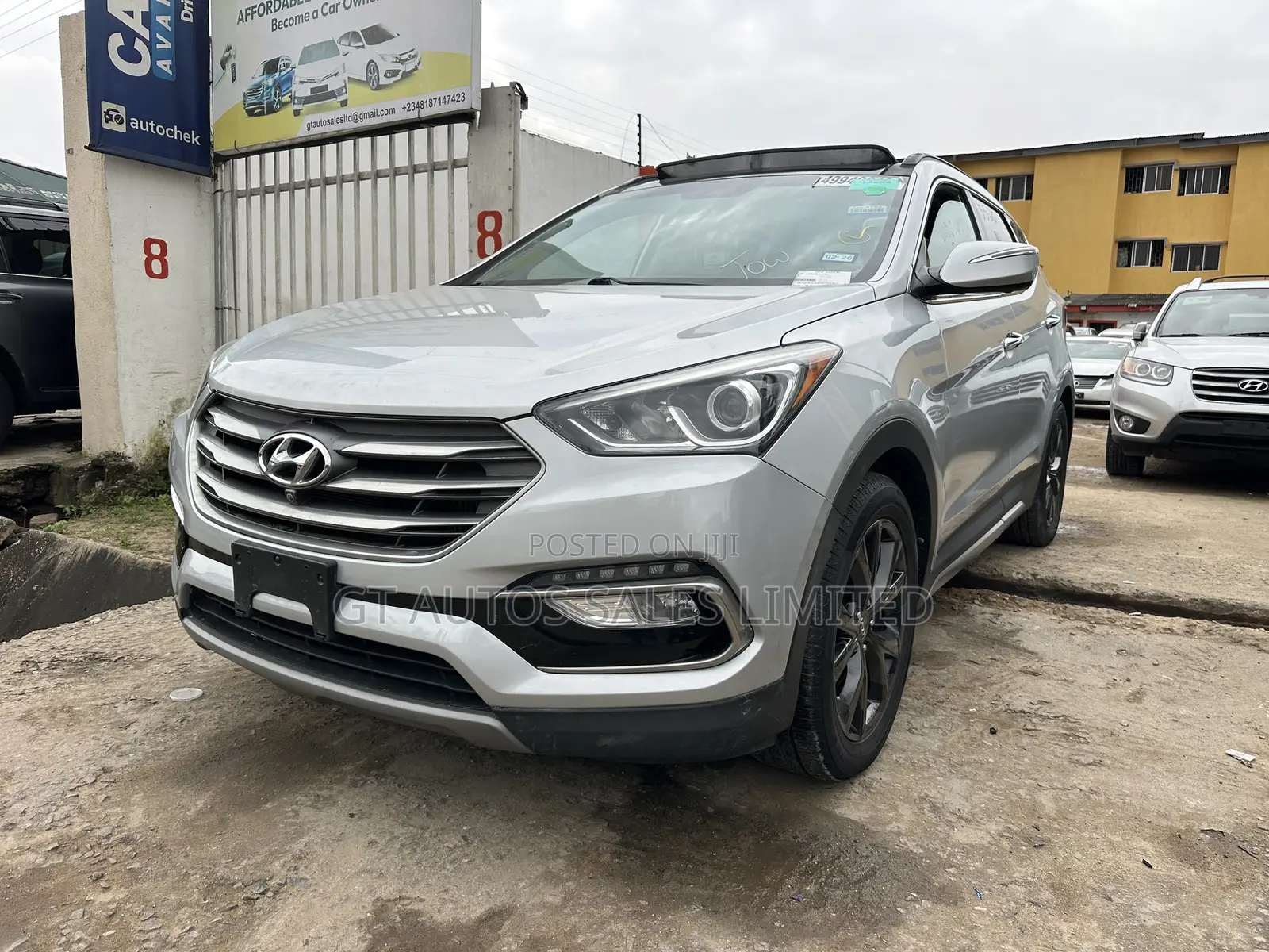 Hyundai Santa Fe SE AWD 2017 Silver