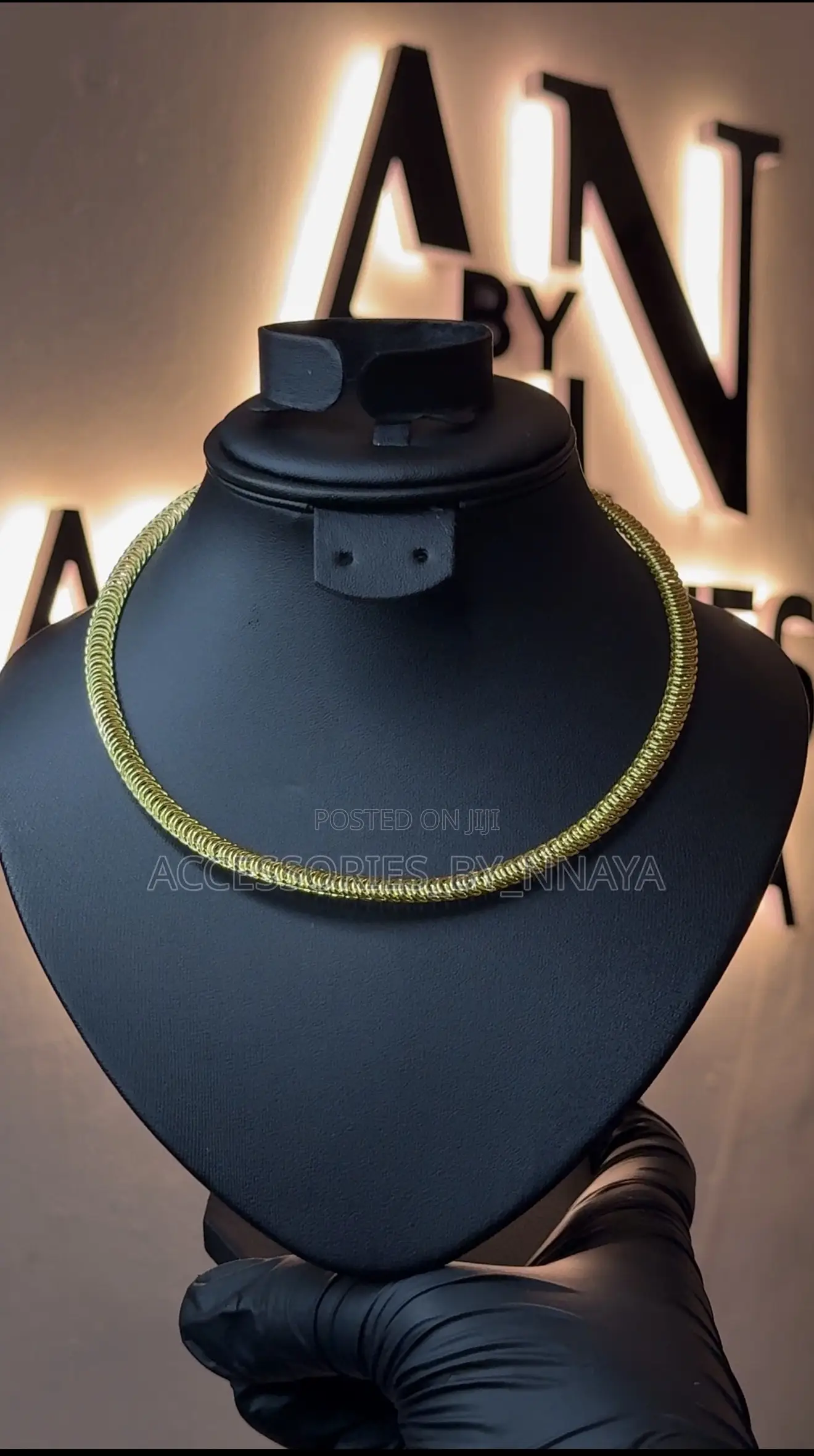 Gold Choker Necklace