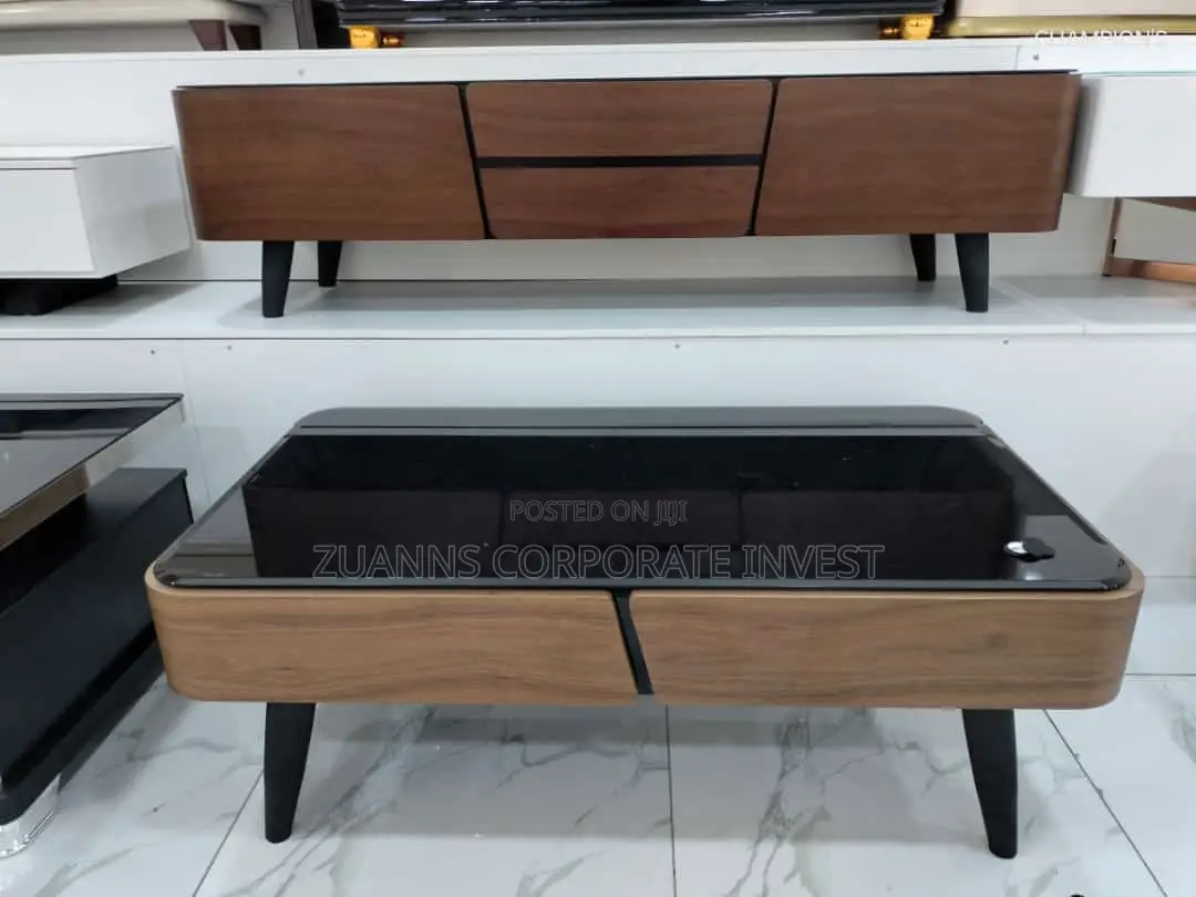 Luxury Glass Top Center Table/ Onyx Coffee Table