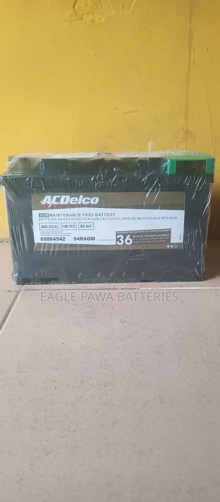 Acdelco AGM 80ah 800cca