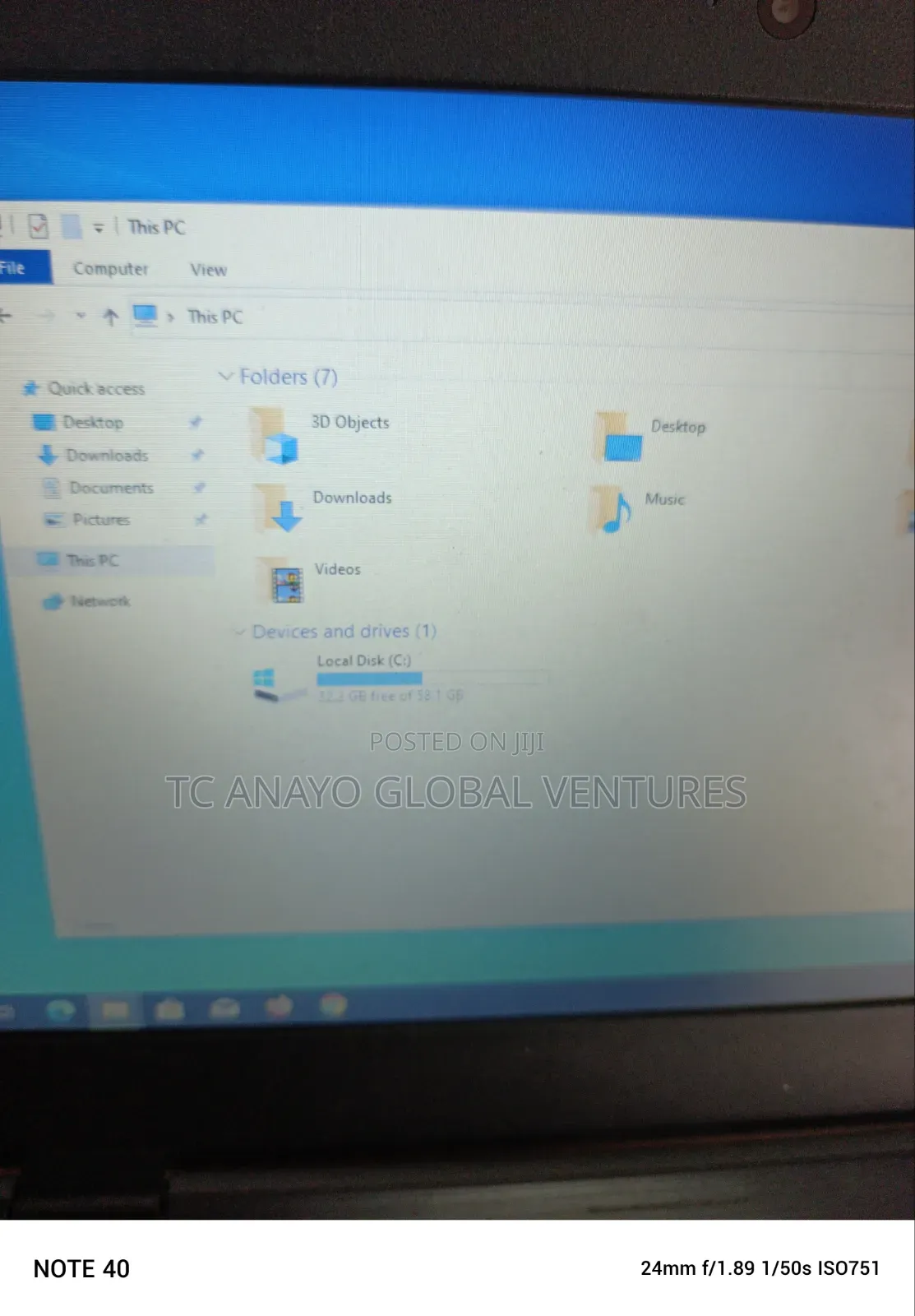 Laptop Lenovo 100e 4GB Intel Celeron SSD 60GB