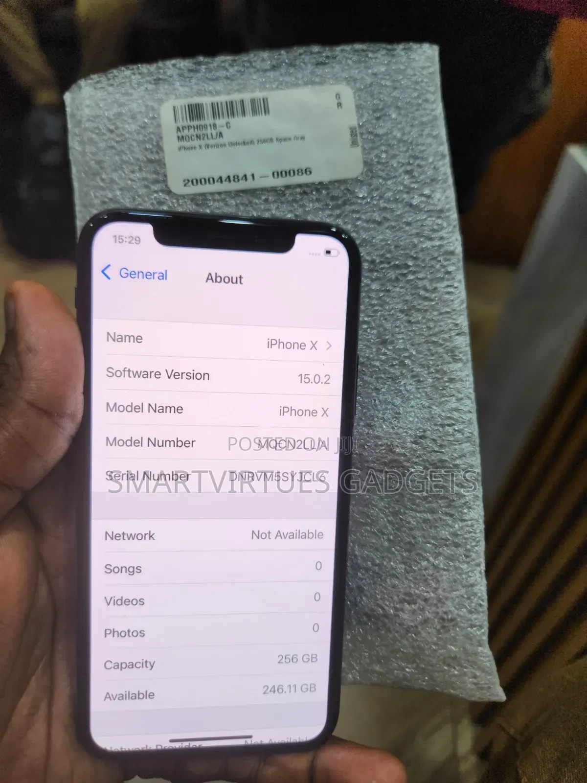 Apple iPhone X 256 GB Black