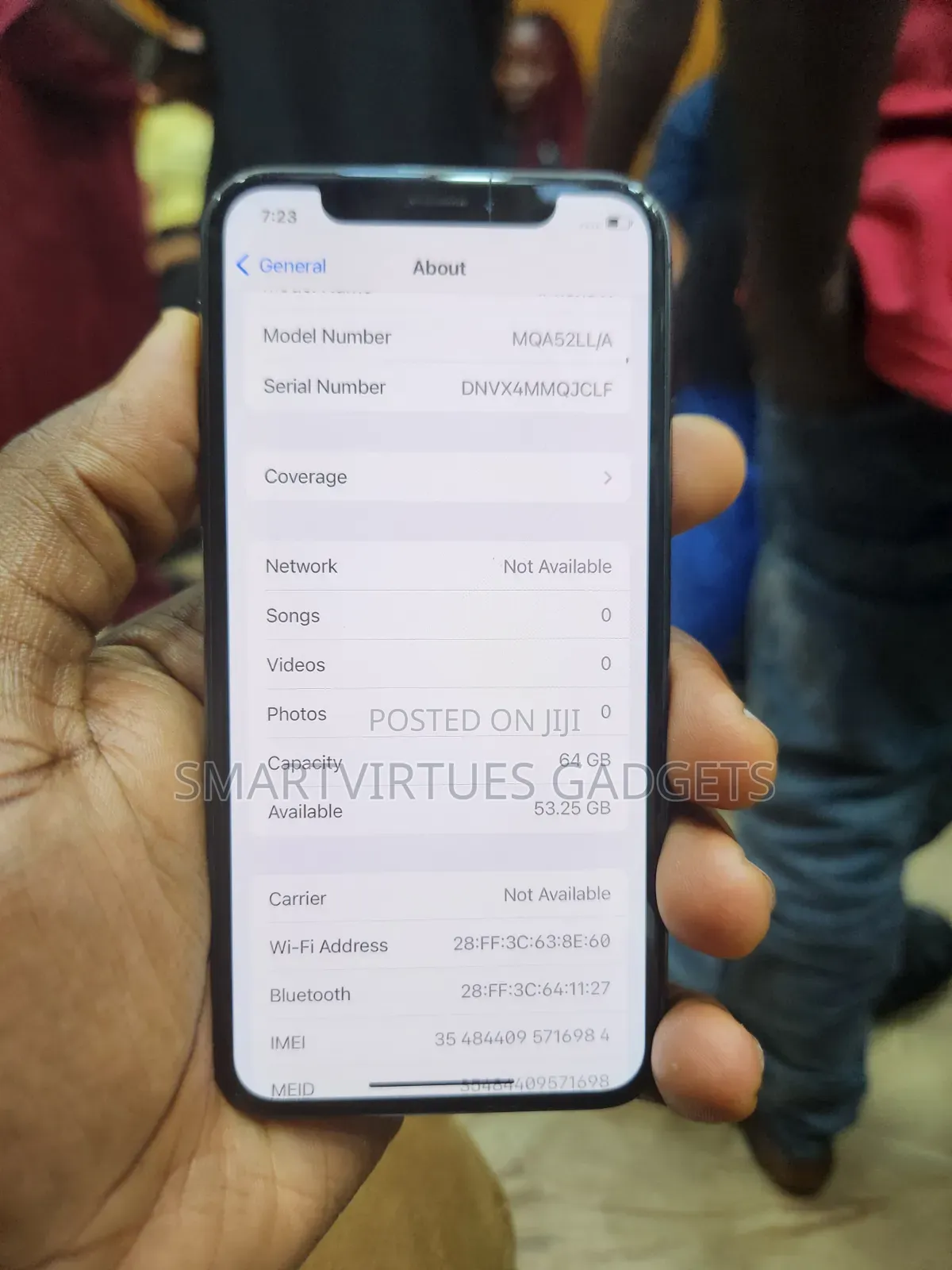 Apple iPhone X 64 GB Black