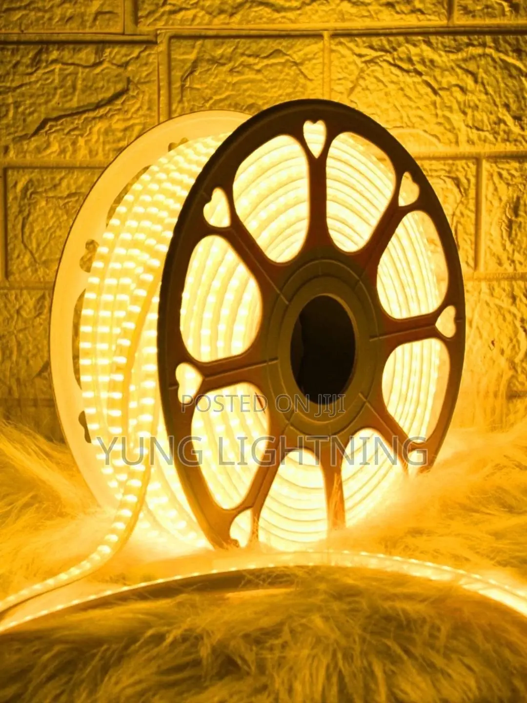 50M Waterproof Warm White LED Rope Light