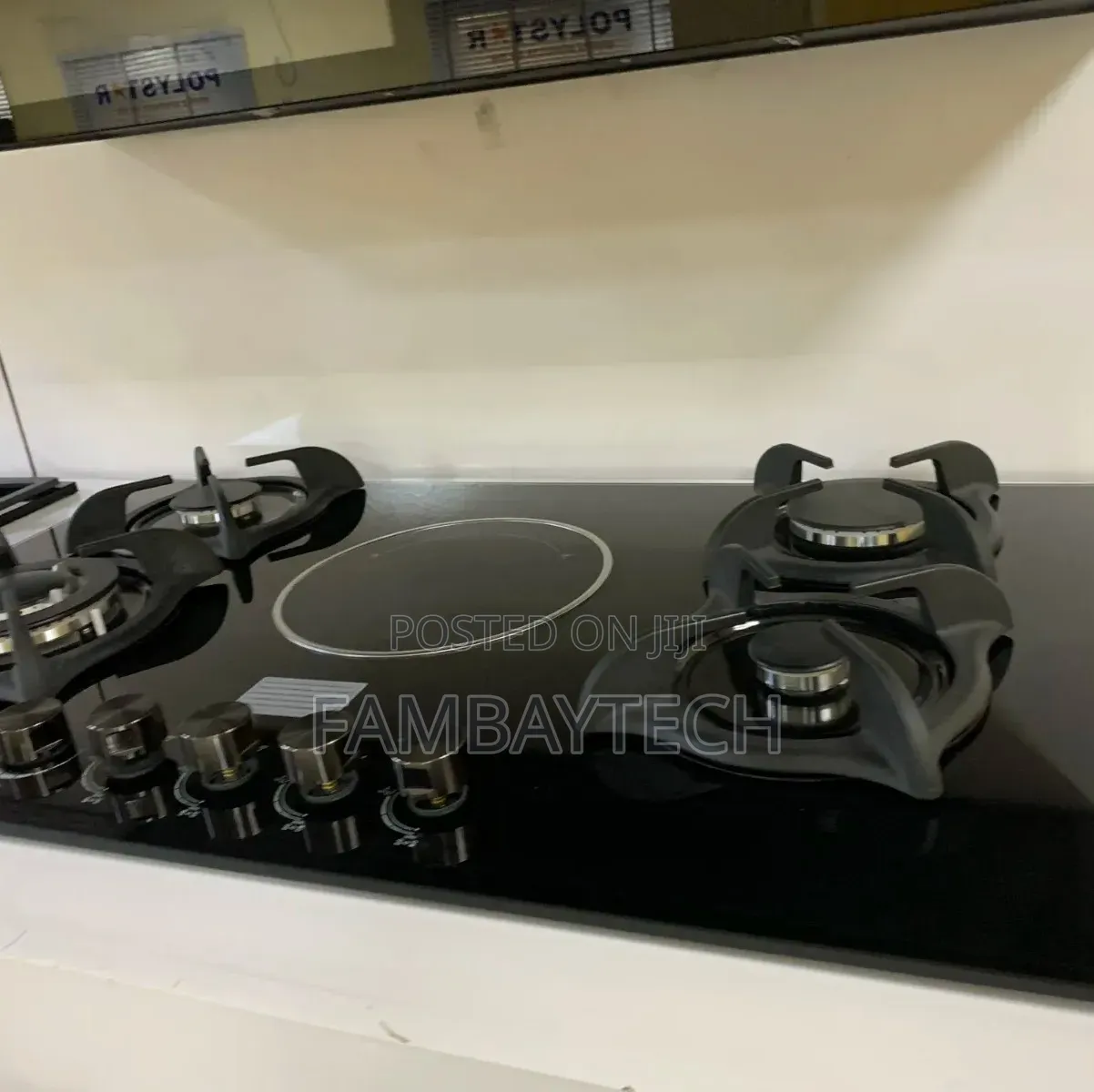 Polystar 4+1 Stainless Gas Cooker – Durable, Stylish Reliable