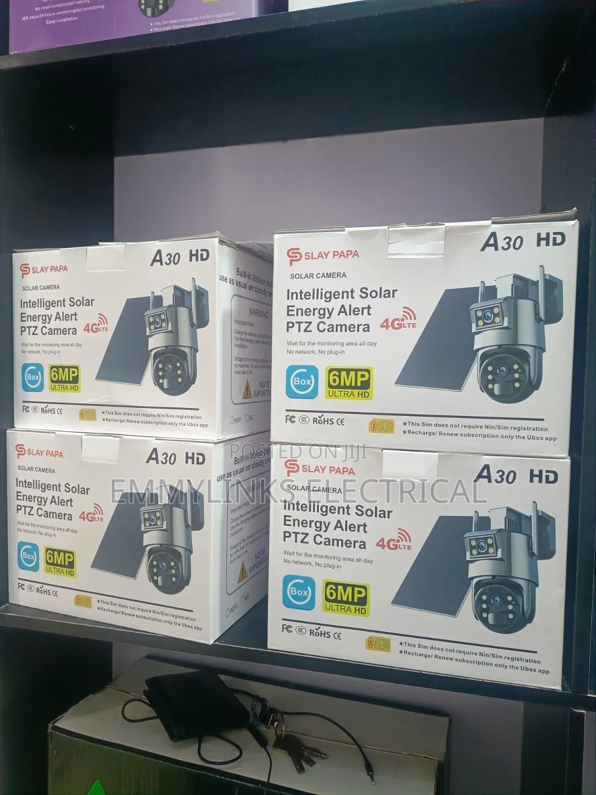 Dual Lens Ubox CCTV Solar Camera