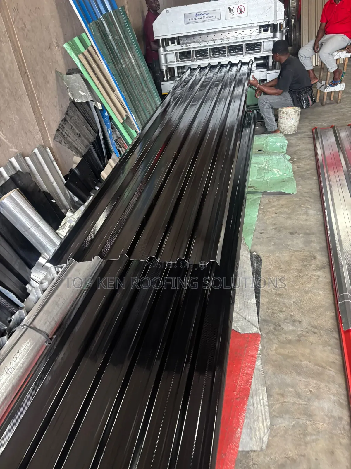 0.58 T/Black Oven Baked Aluminium Sheet