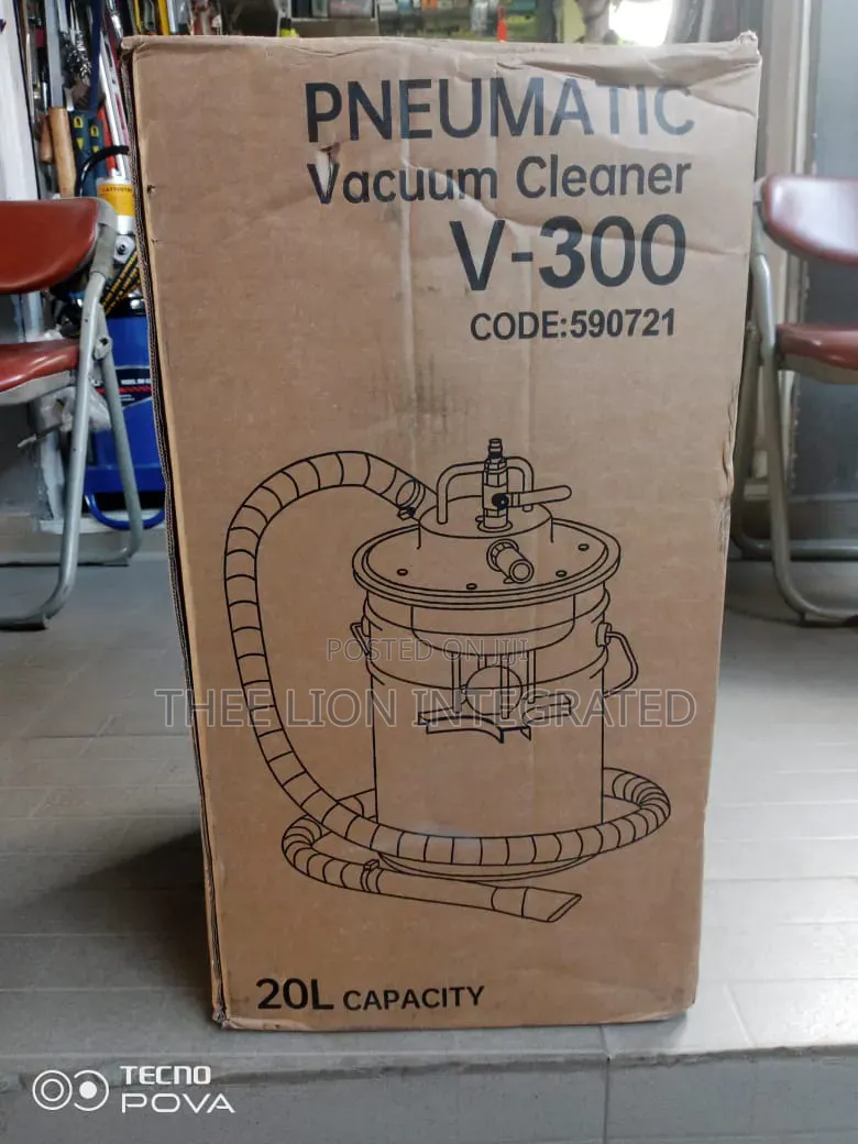 Industrial Pneumatic Vacuum Cleaner v-300 (20L Capacity)