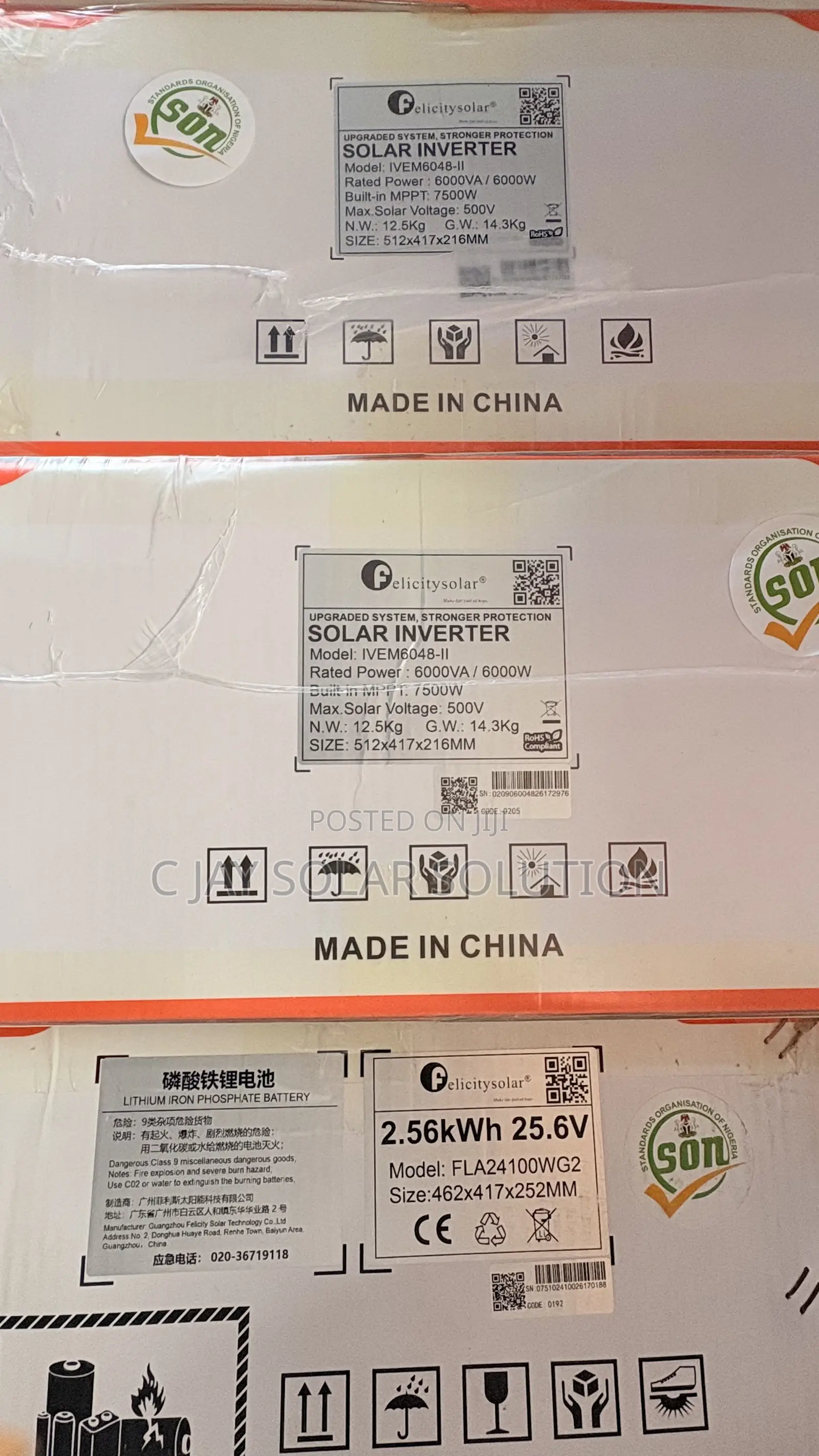 Brand New Felicity Solar Inverter 6kva 48volt