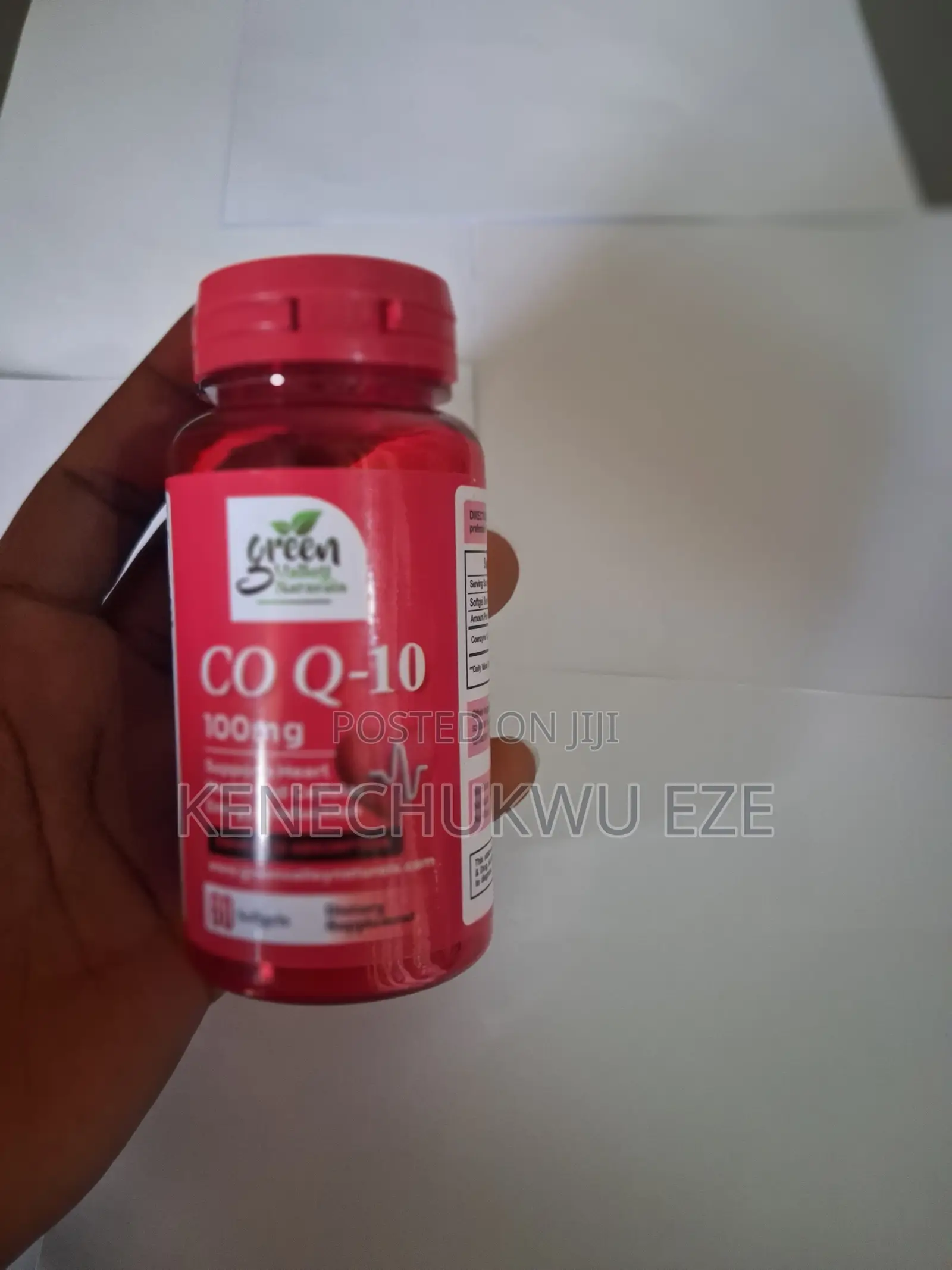 Green Valley CoQ10 100mg 60 Softgels – Heart Energy Support
