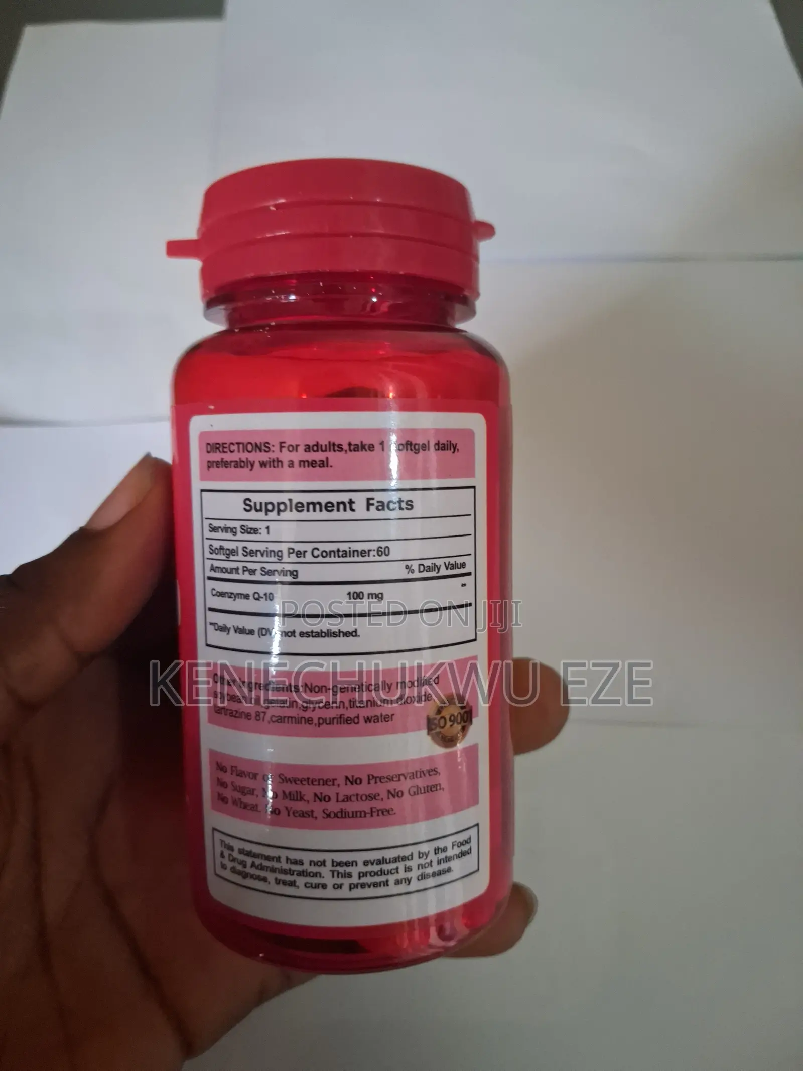 Green Valley CoQ10 100mg 60 Softgels – Heart Energy Support